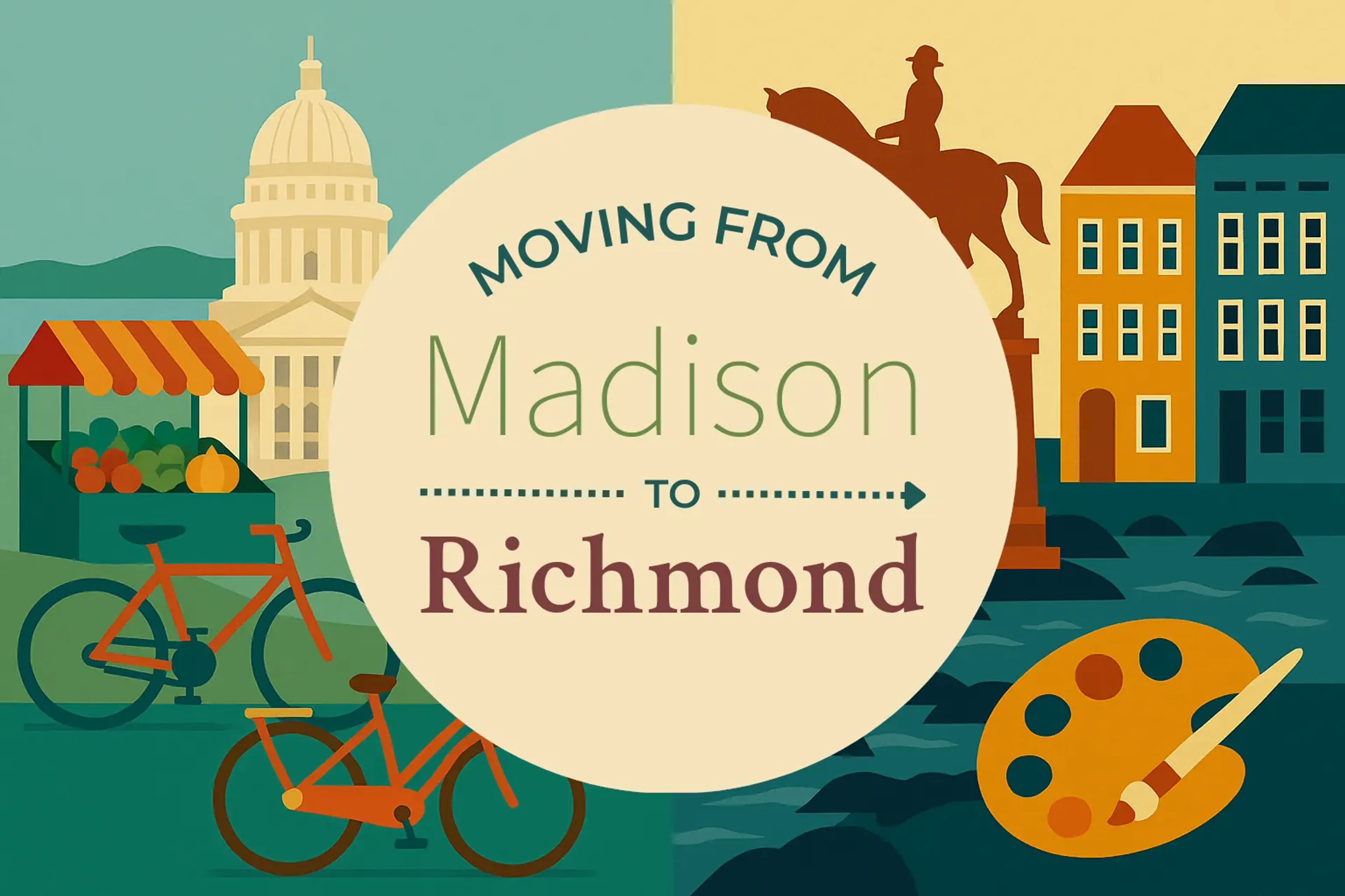Side-by-side comparison of Madison to Richmond moving companies