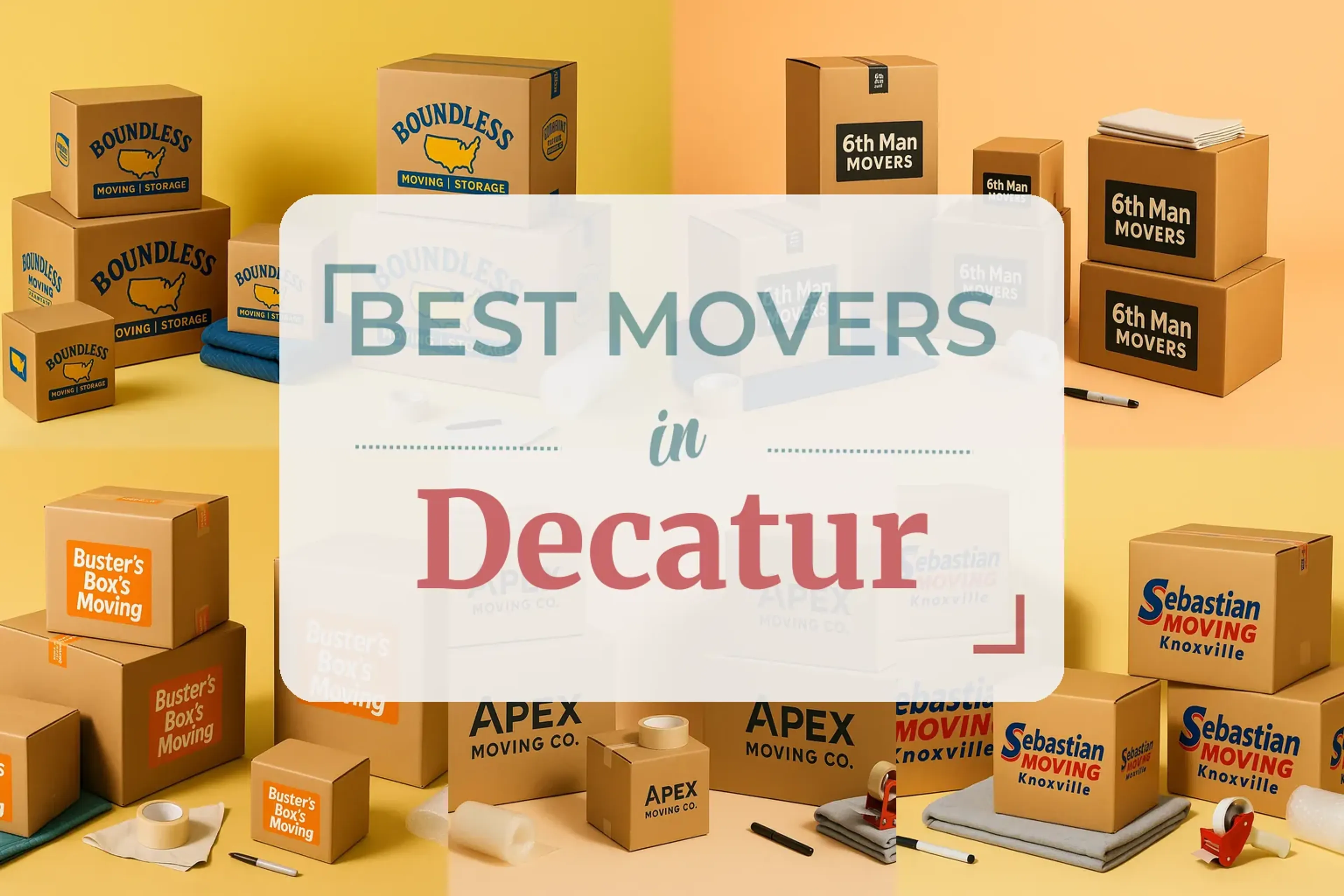 Side-by-side comparison of Decatur moving companies
