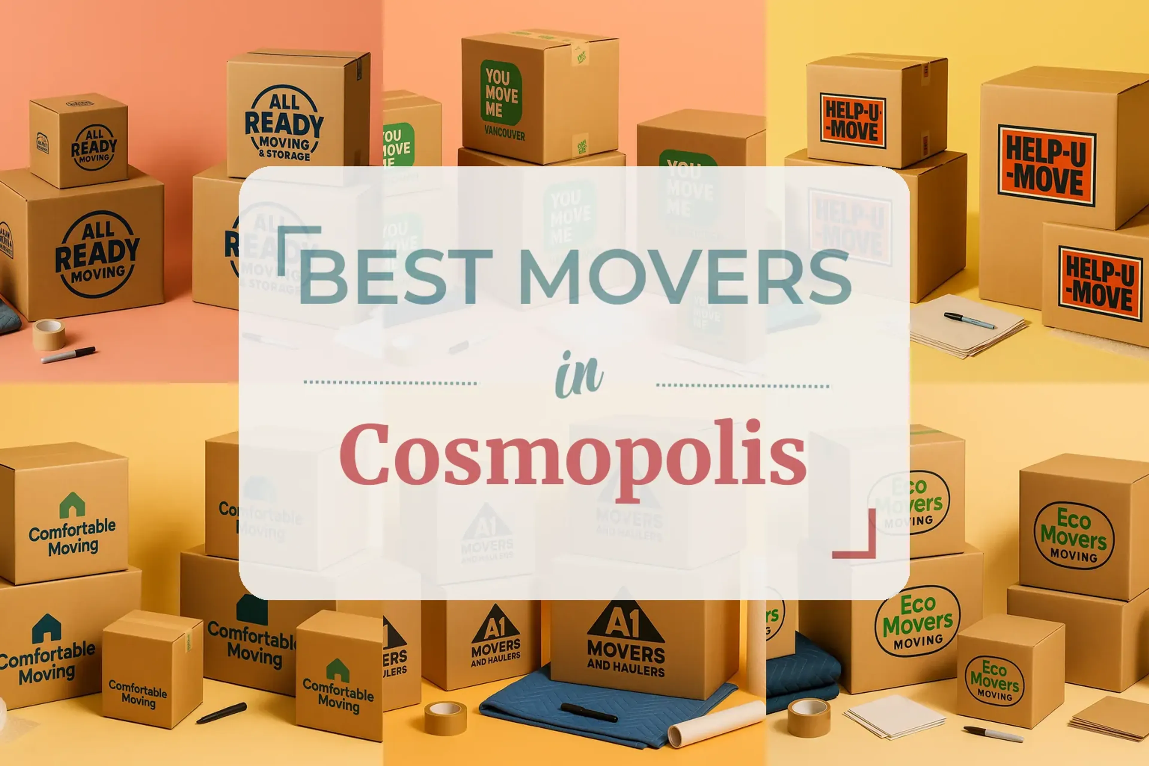 Side-by-side comparison of Cosmopolis moving companies