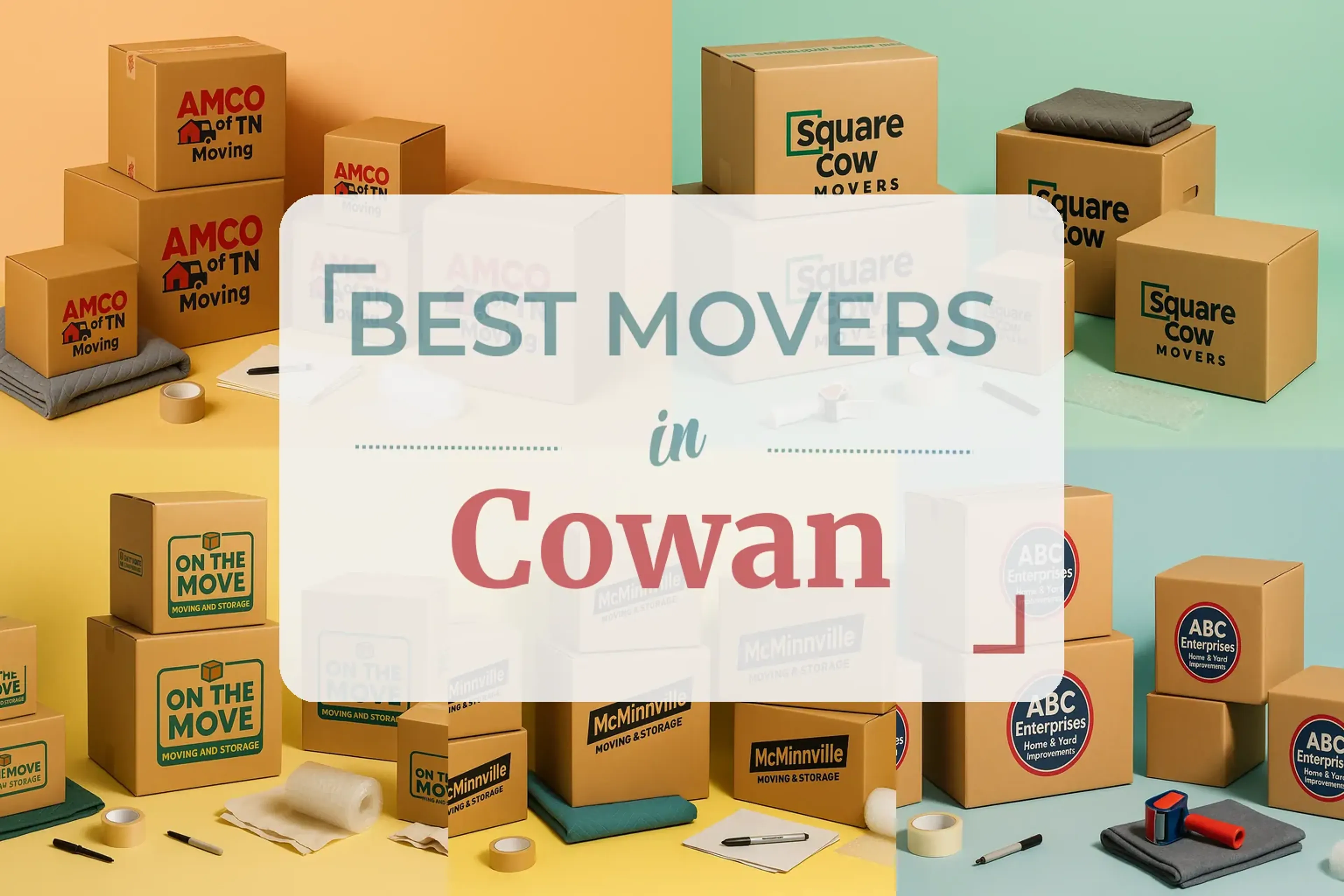 Side-by-side comparison of Cowan moving companies