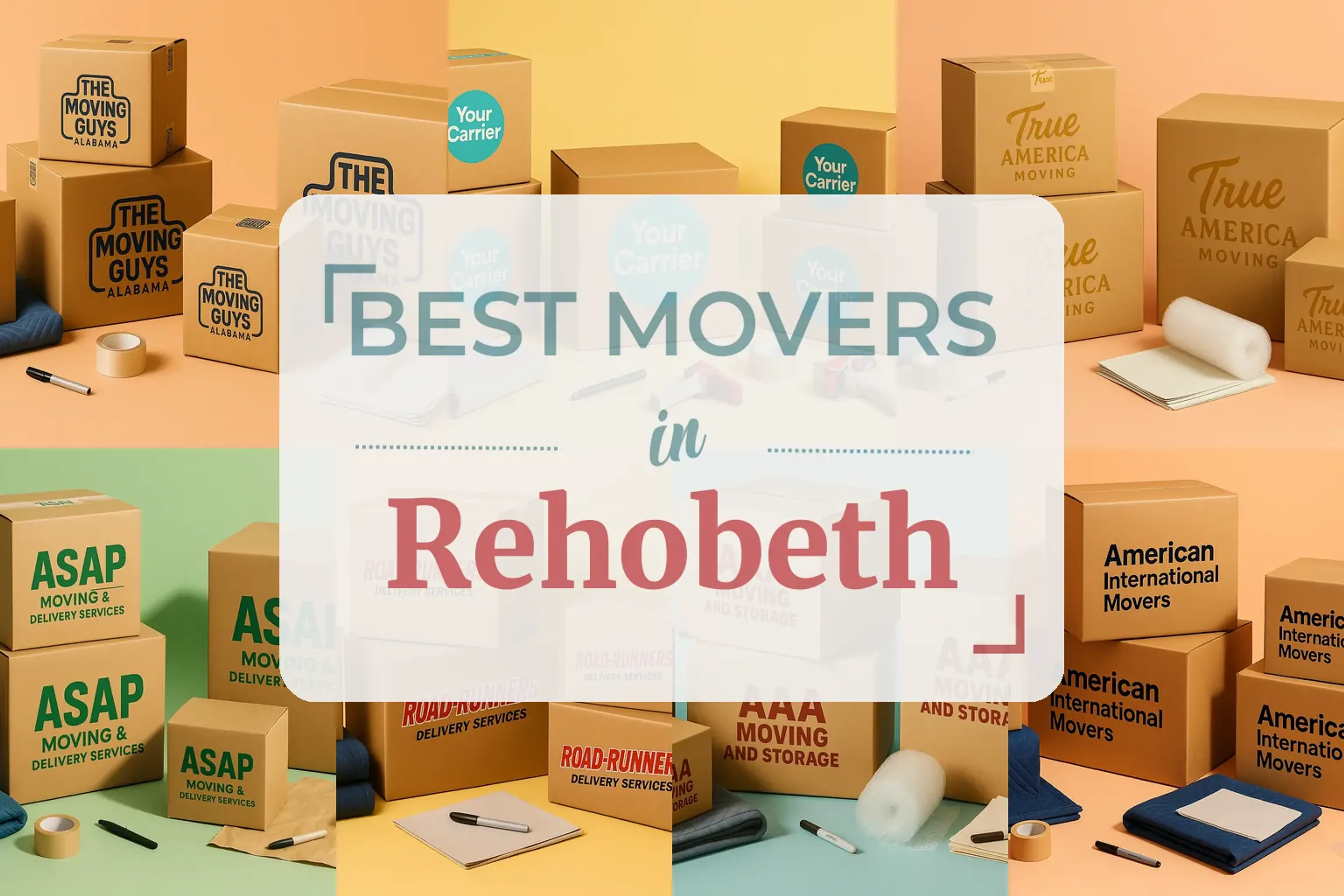 Side-by-side comparison of Rehobeth moving companies