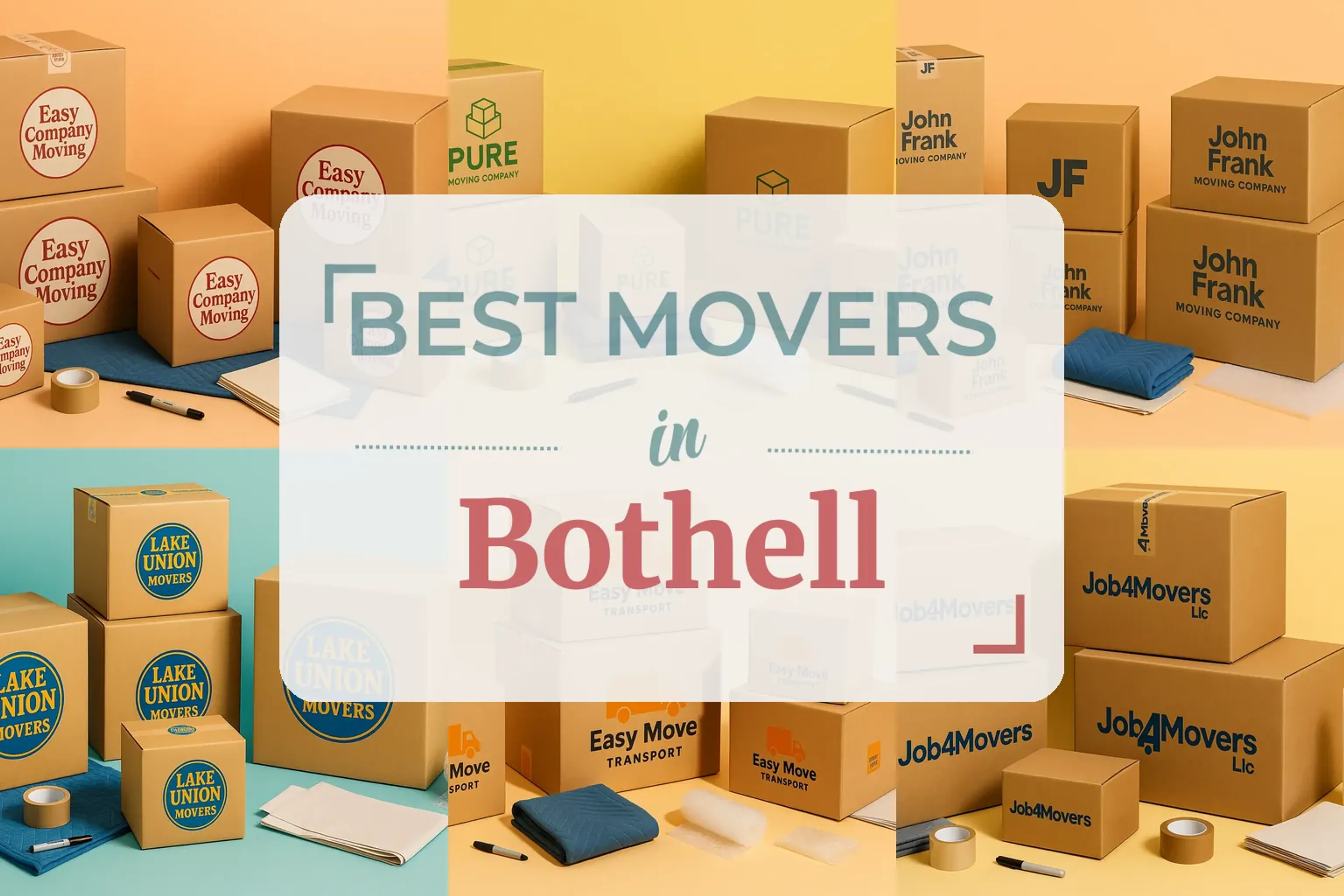 Side-by-side comparison of Bothell moving companies