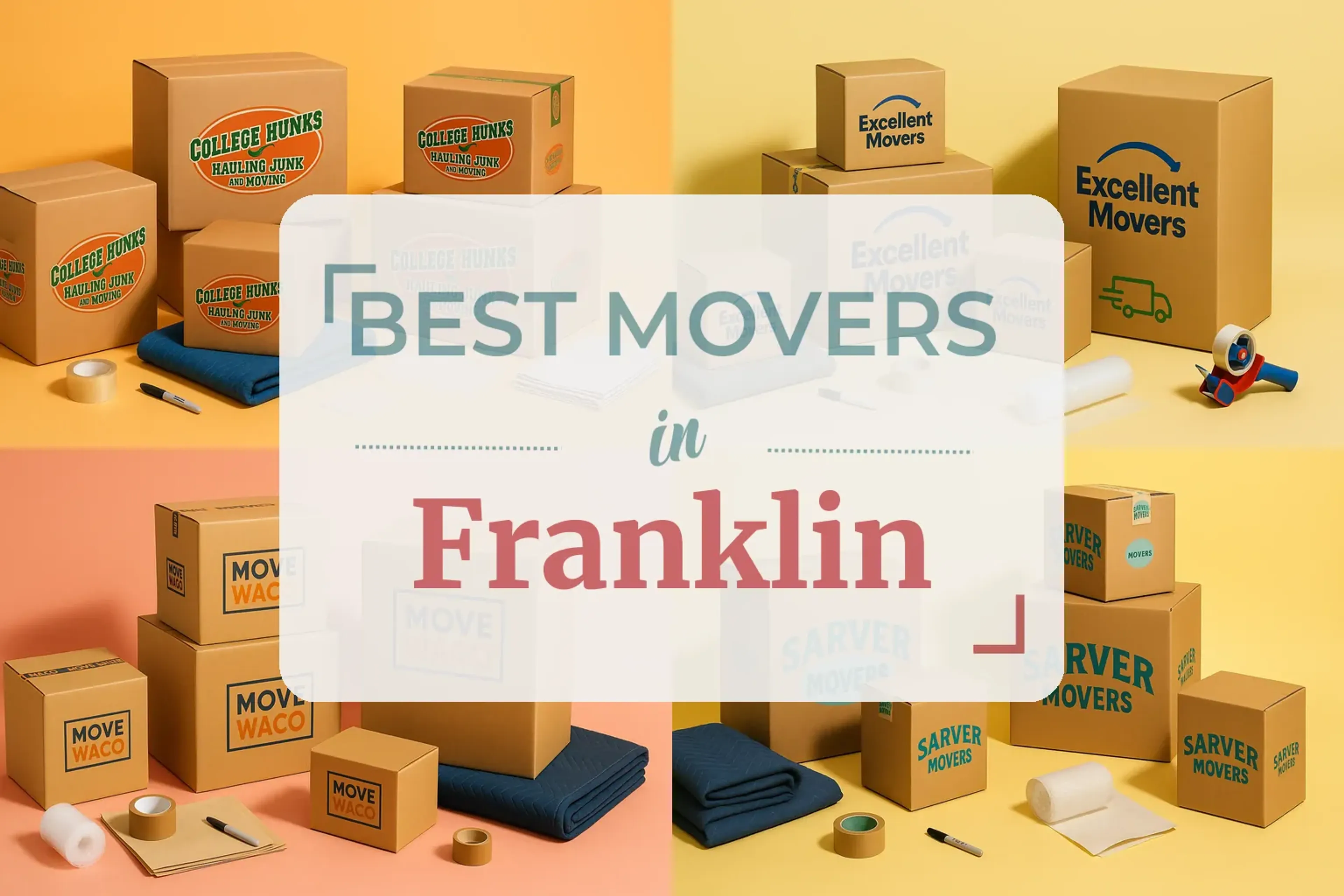 Side-by-side comparison of Franklin moving companies