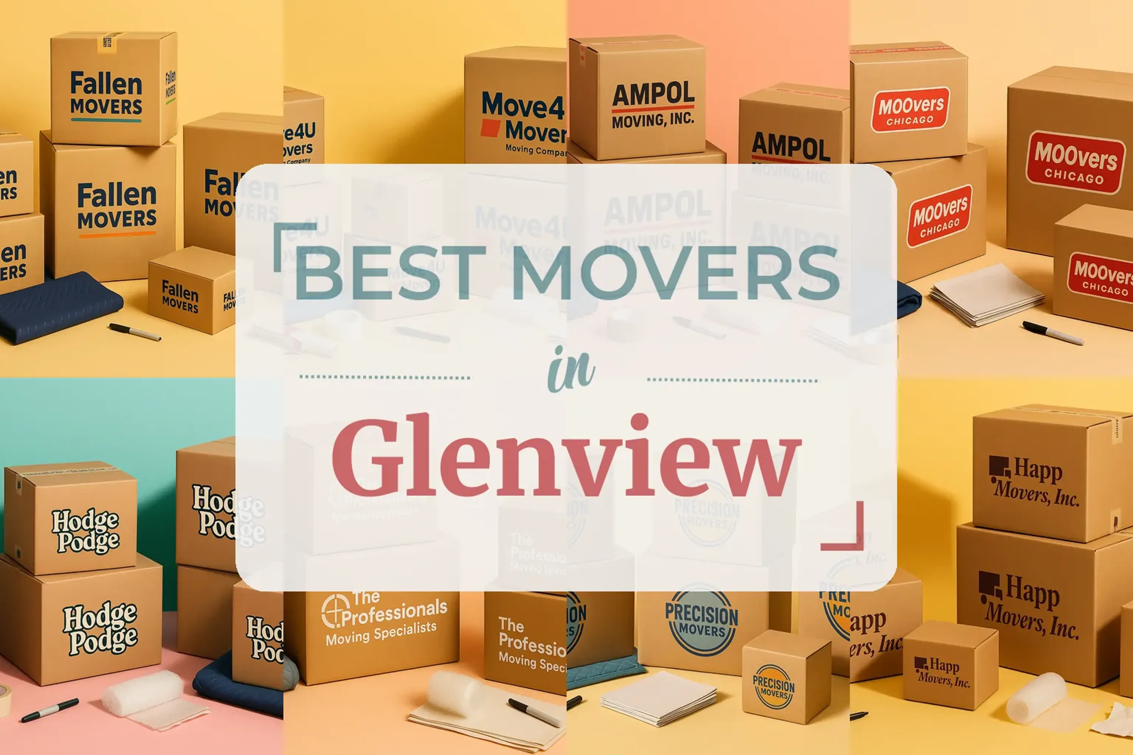 Side-by-side comparison of Glenview moving companies