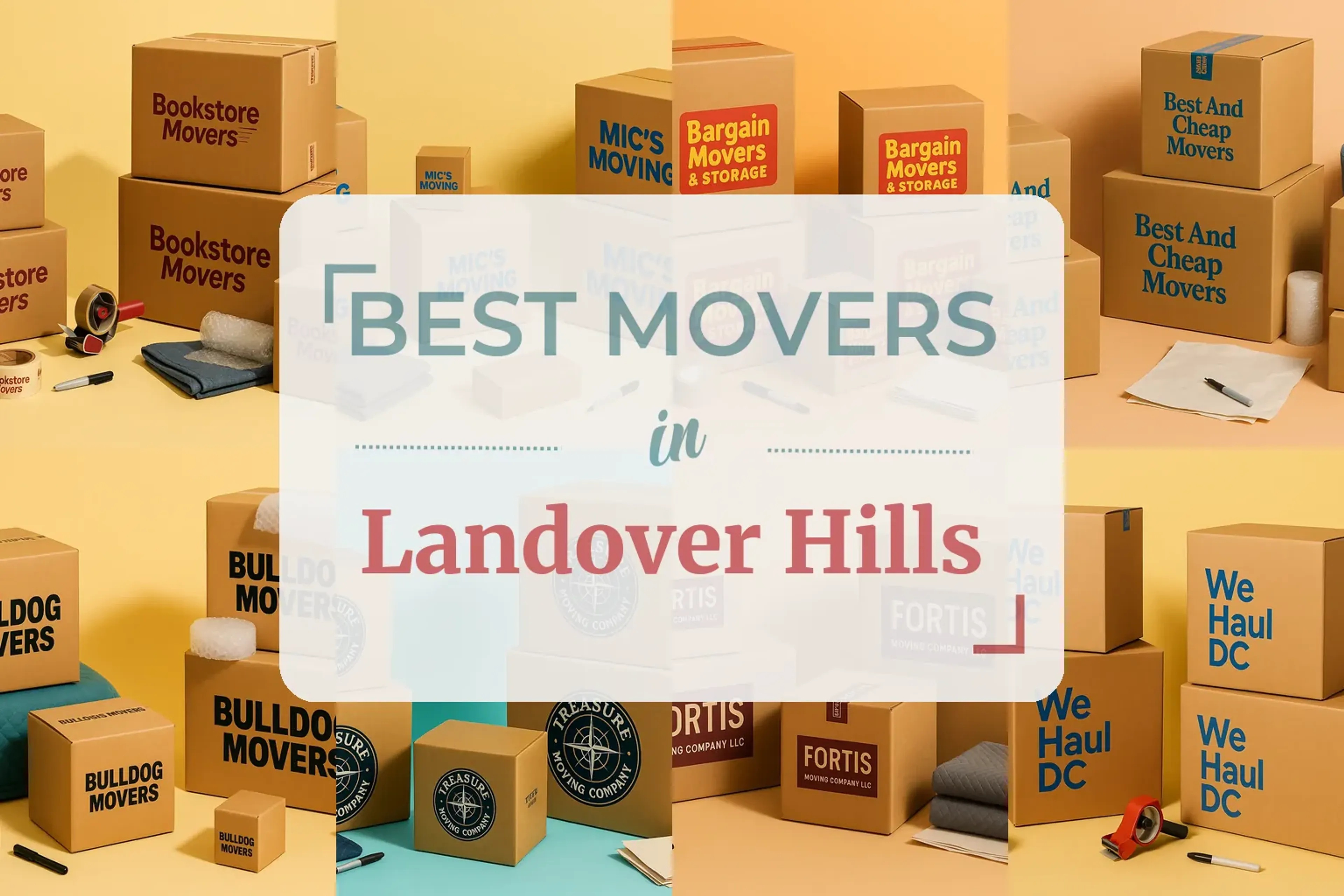 Side-by-side comparison of Landover Hills moving companies