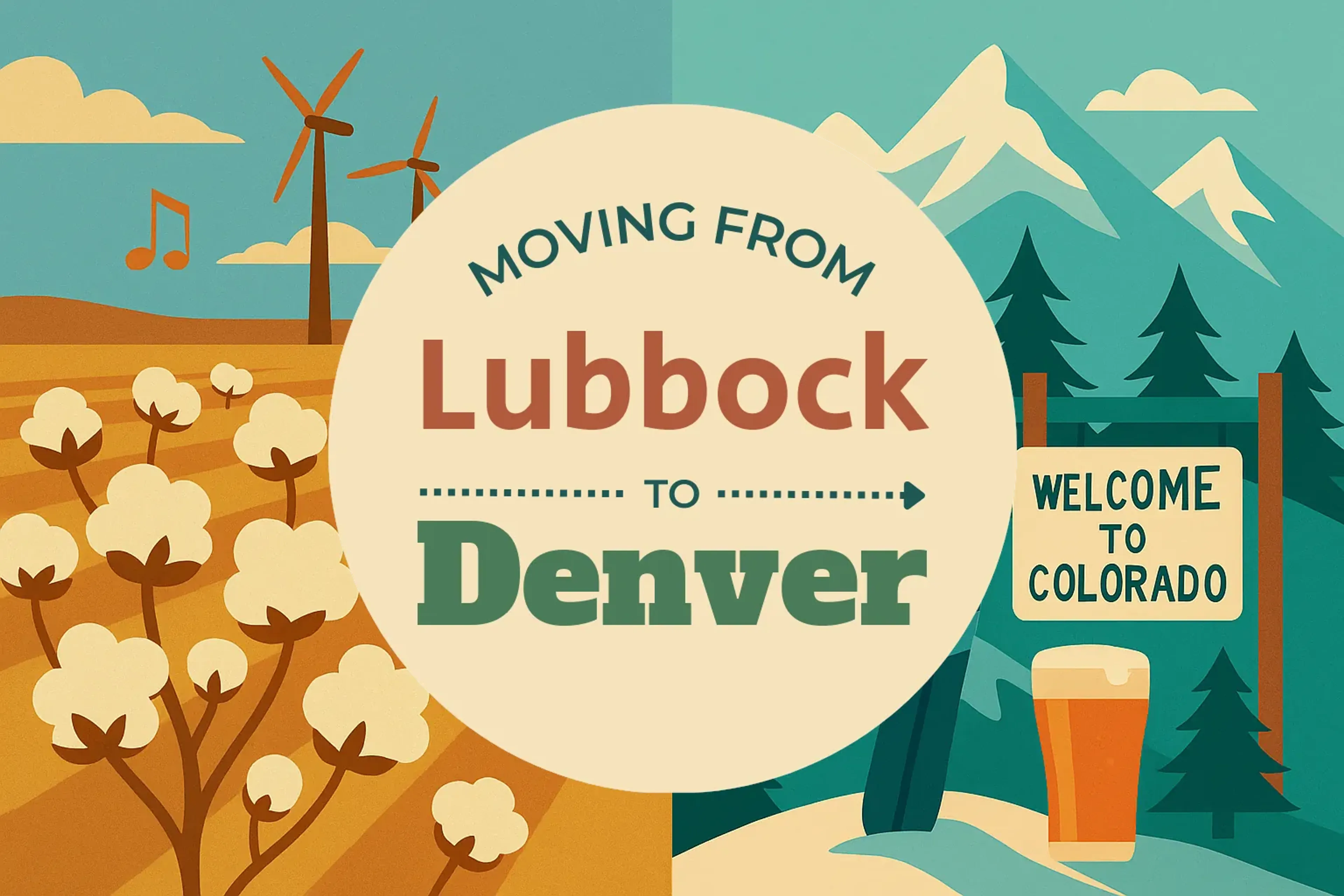Side-by-side comparison of Lubbock to Denver moving companies