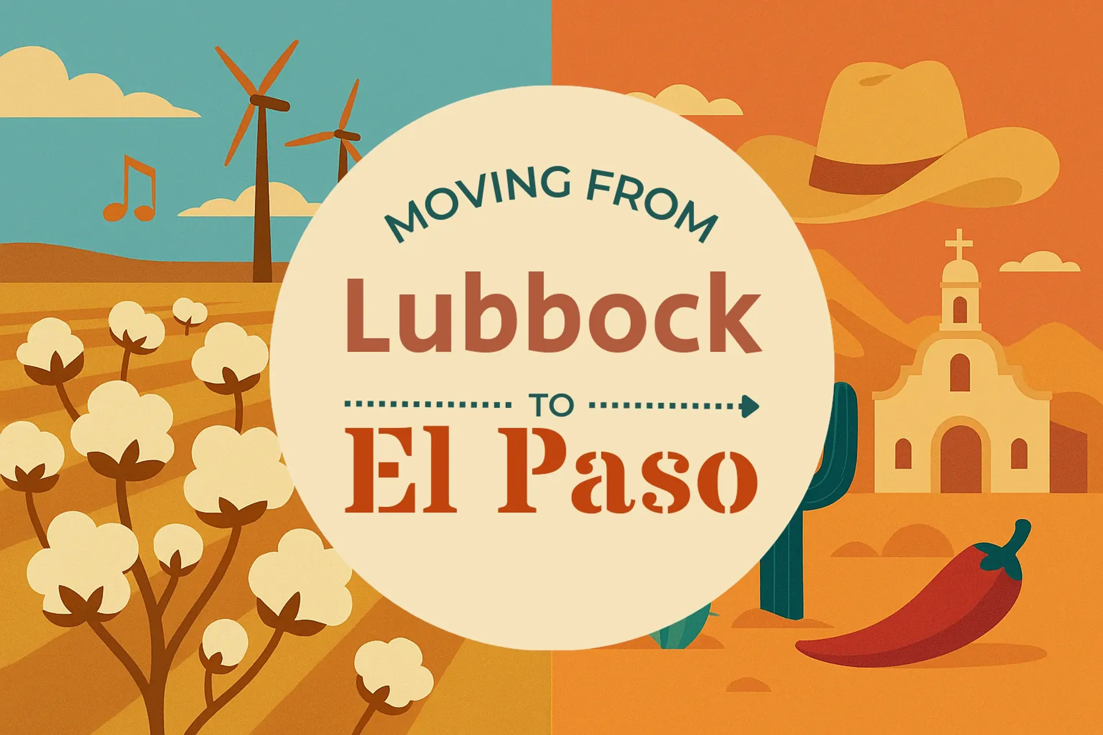 Side-by-side comparison of Lubbock to El Paso moving companies