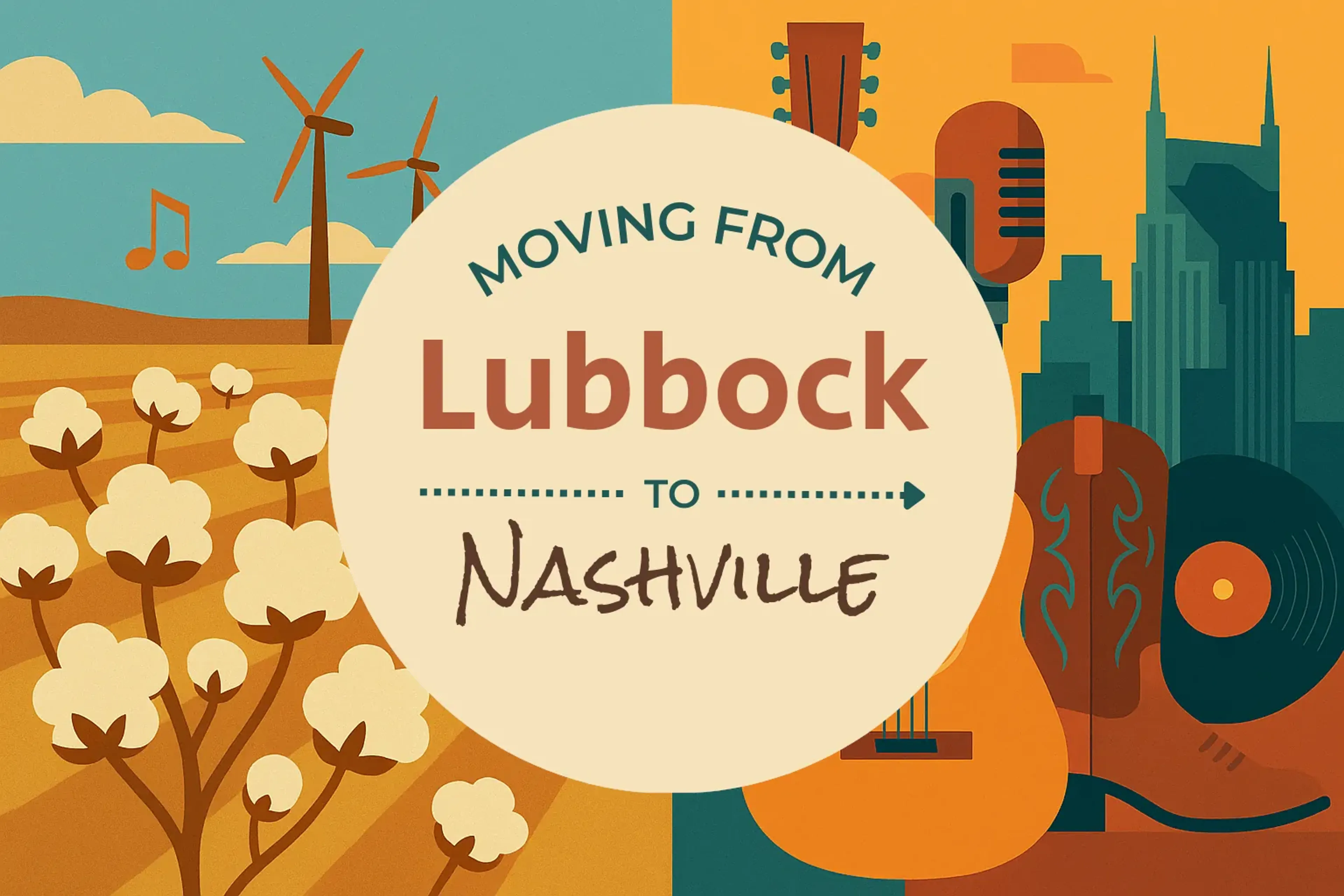 Side-by-side comparison of Lubbock to Nashville moving companies