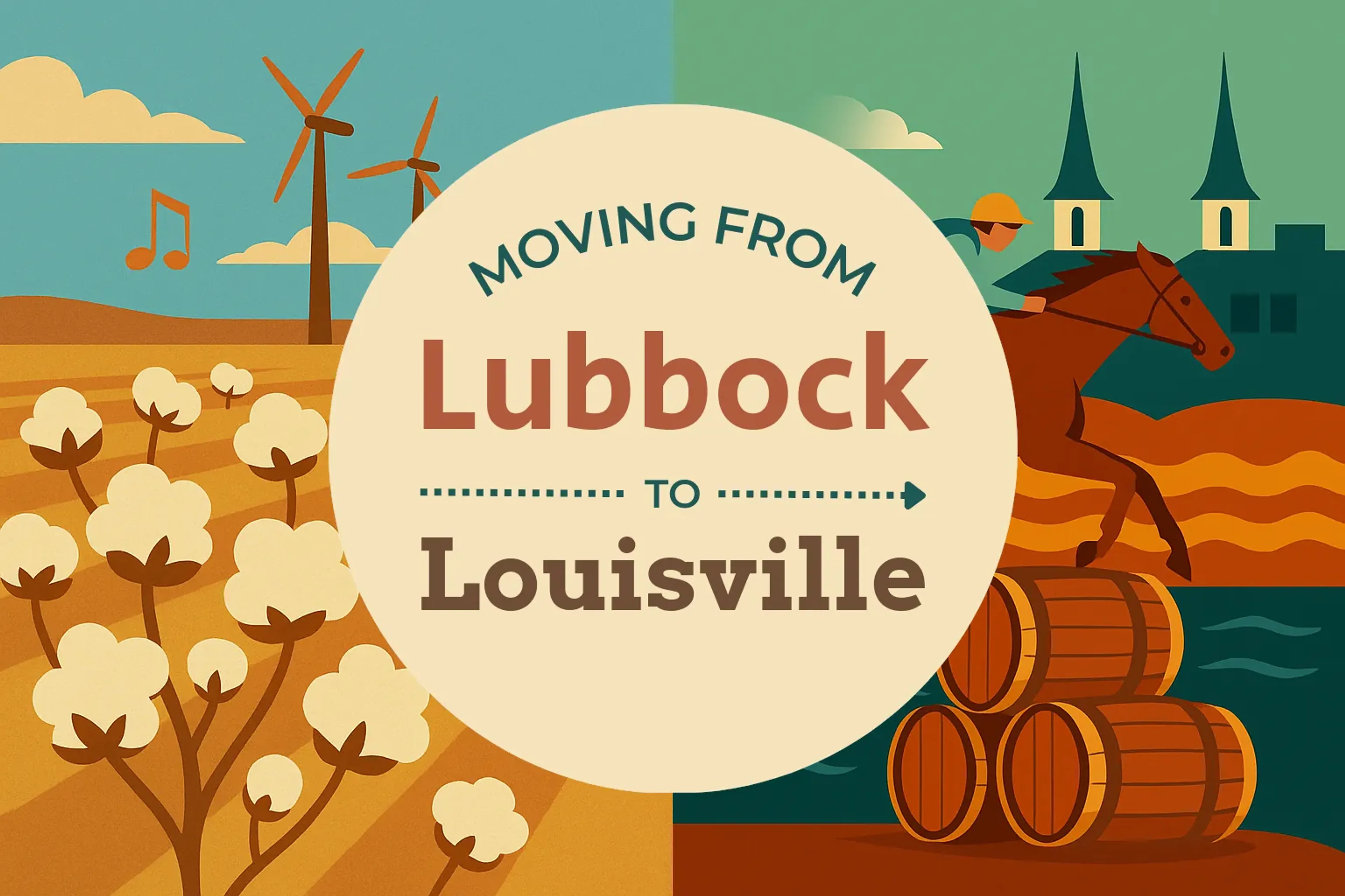 Side-by-side comparison of Lubbock to Louisville moving companies