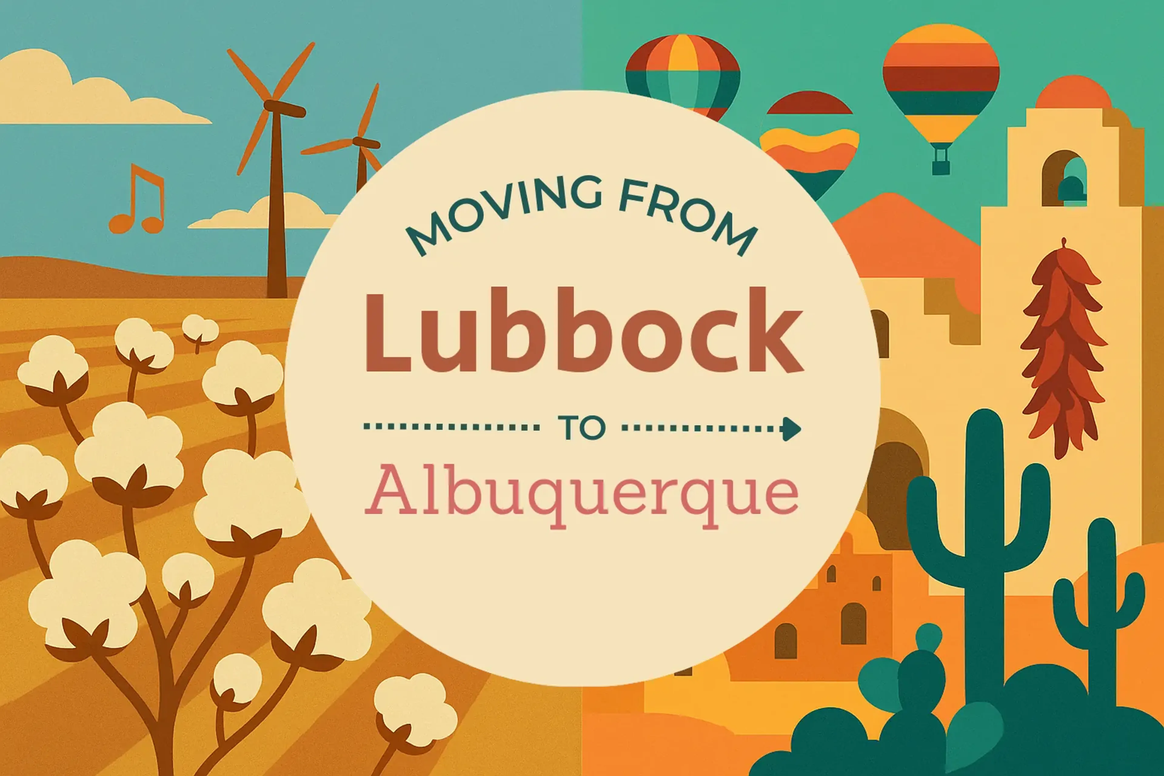 Side-by-side comparison of Lubbock to Albuquerque moving companies