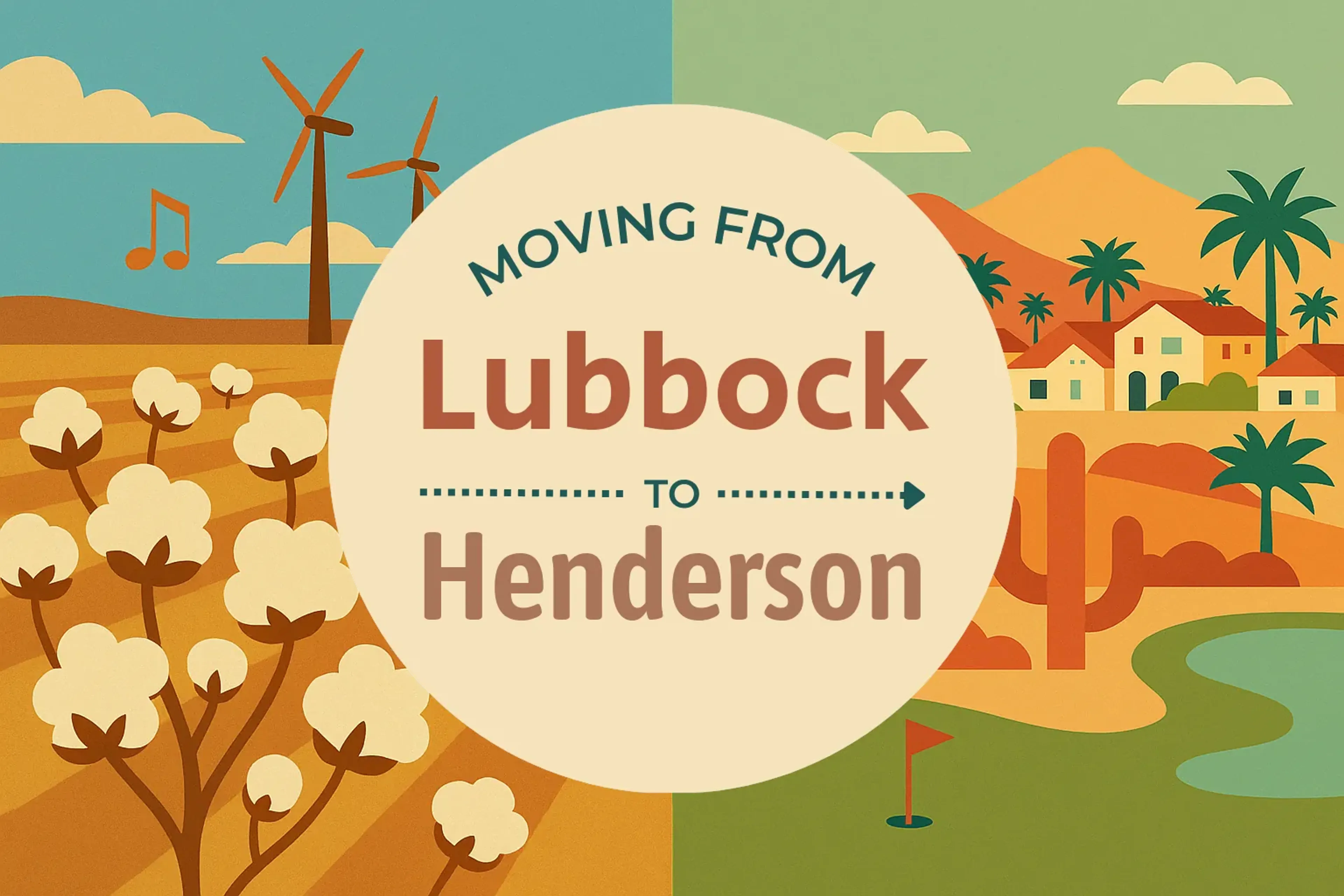 Side-by-side comparison of Lubbock to Henderson moving companies