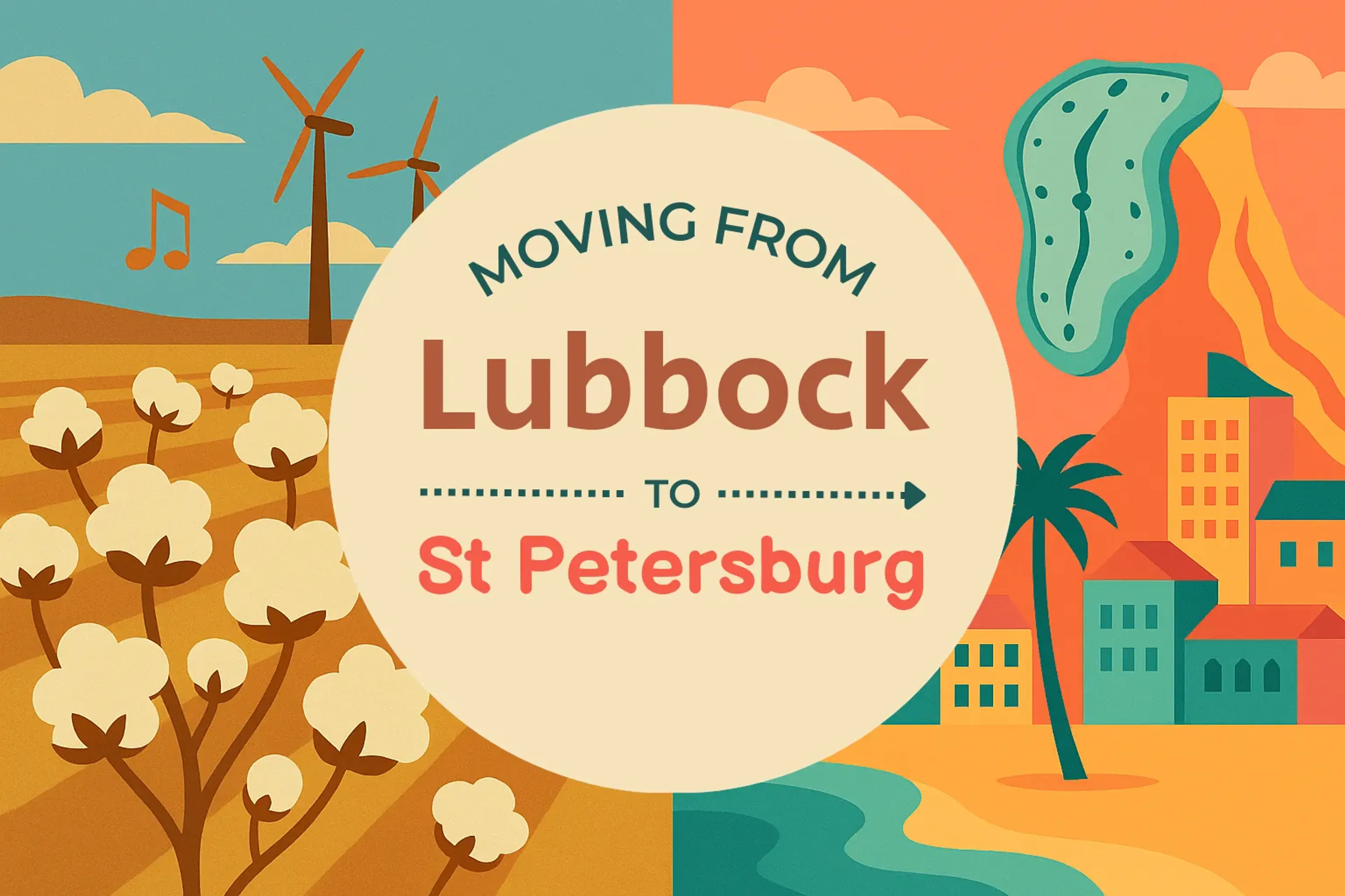 Side-by-side comparison of Lubbock to St. Petersburg moving companies