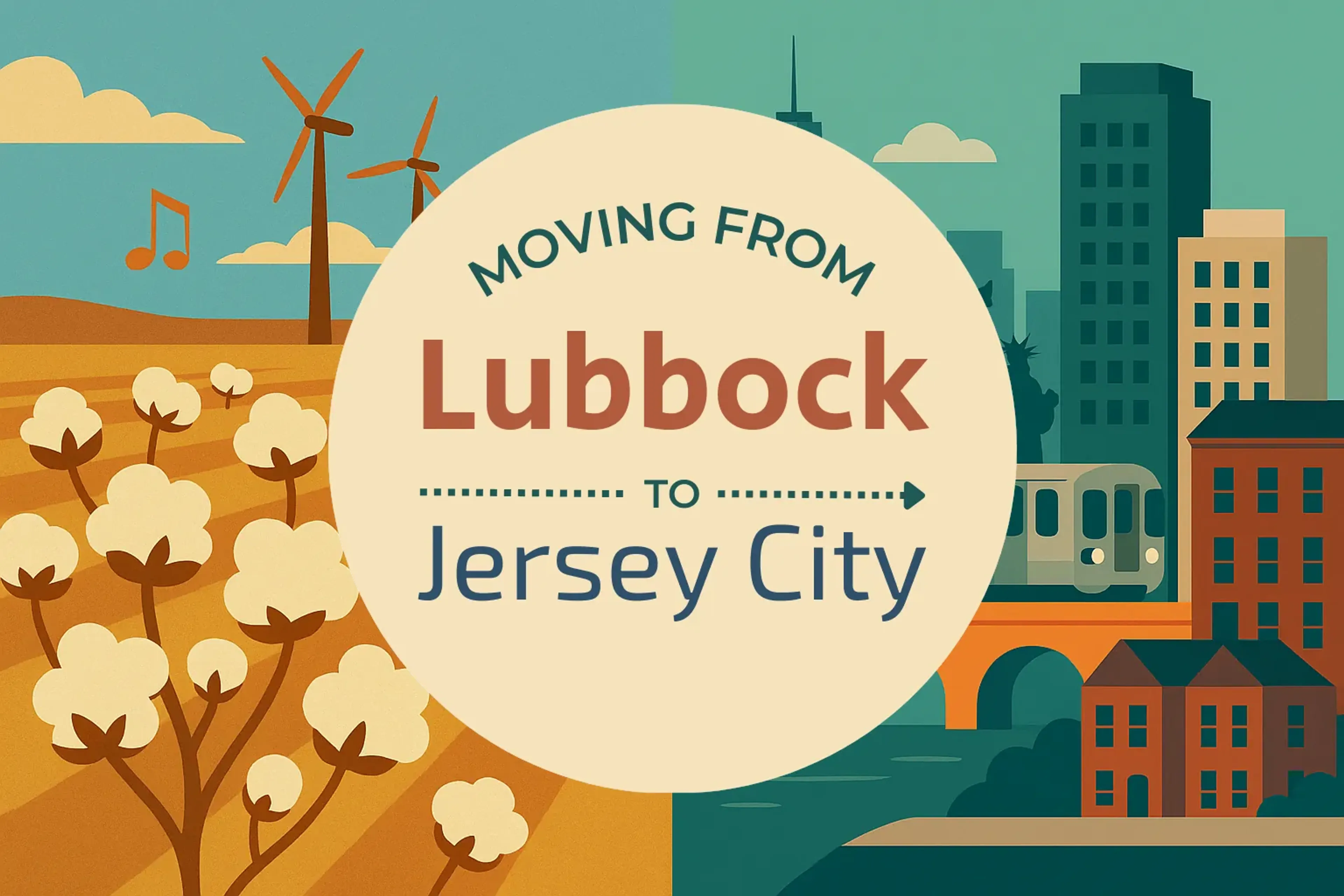 Side-by-side comparison of Lubbock to Jersey City moving companies