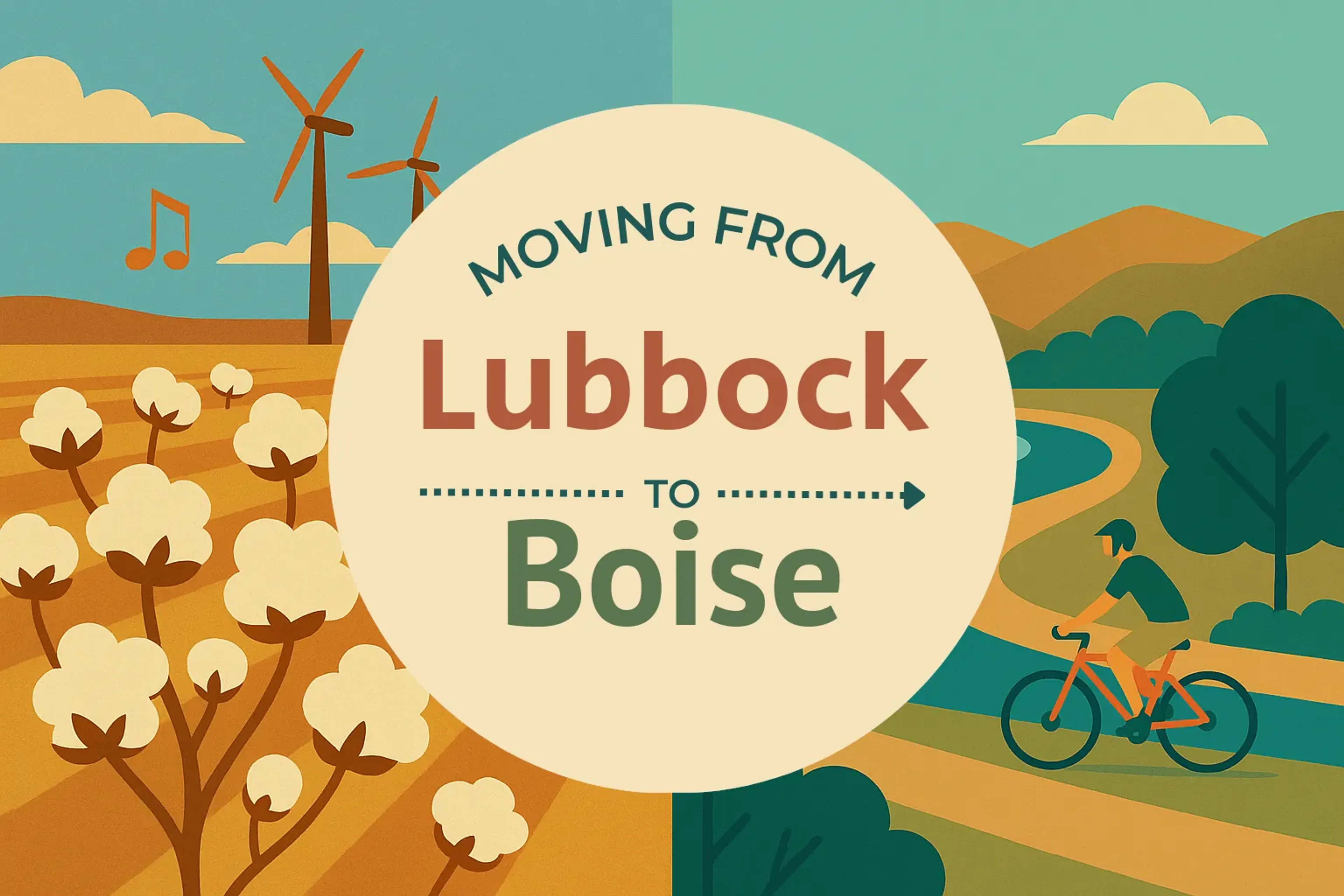 Side-by-side comparison of Lubbock to Boise moving companies