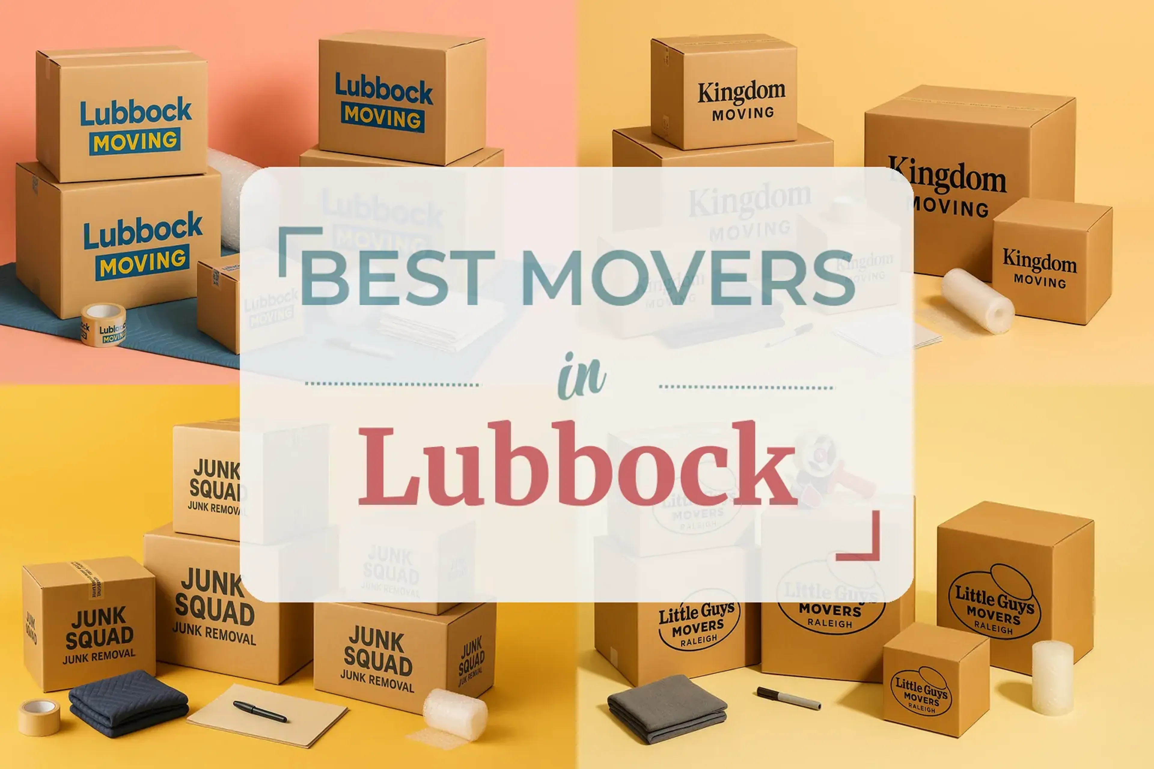 Side-by-side comparison of Lubbock moving companies