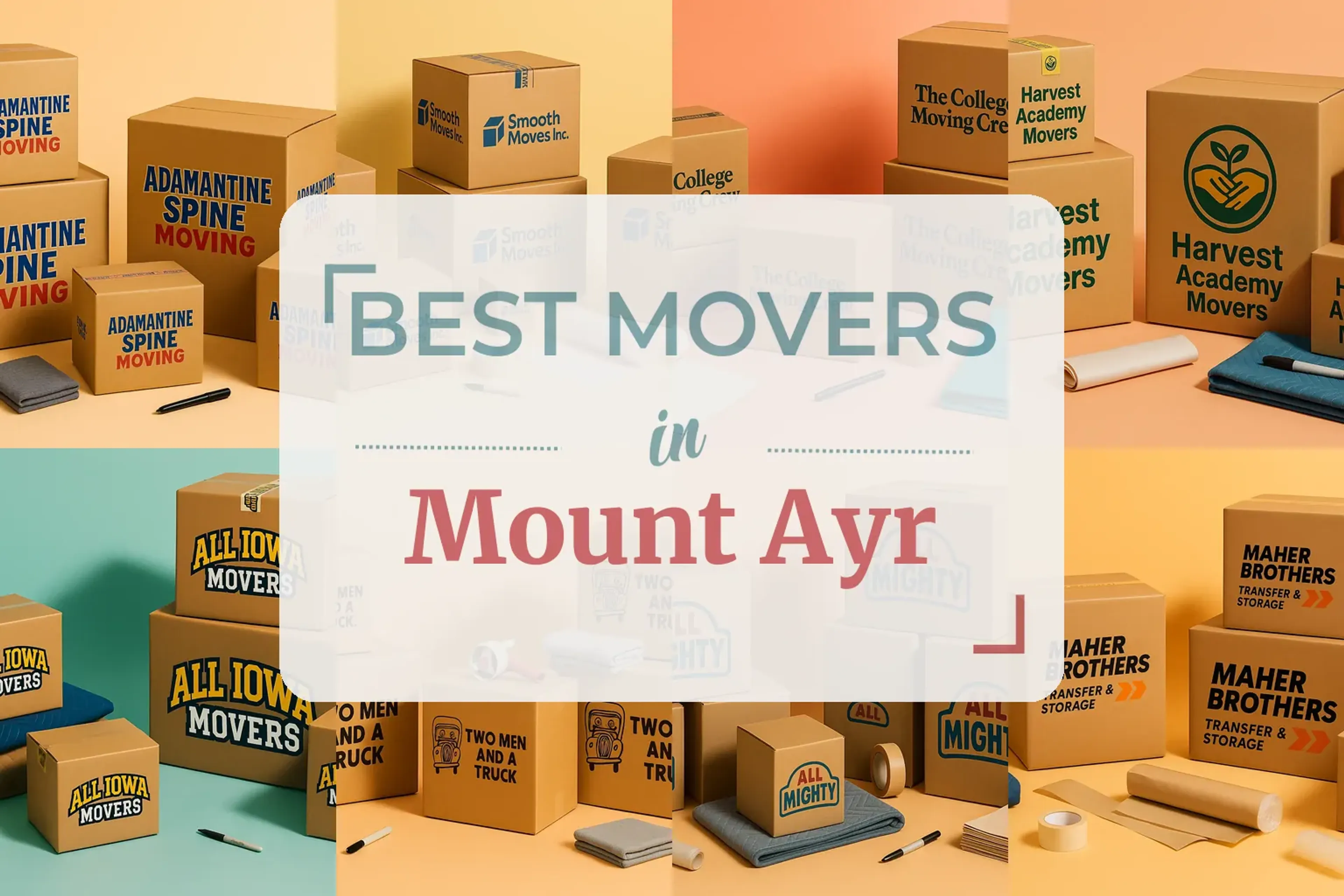 Side-by-side comparison of Mount Ayr moving companies