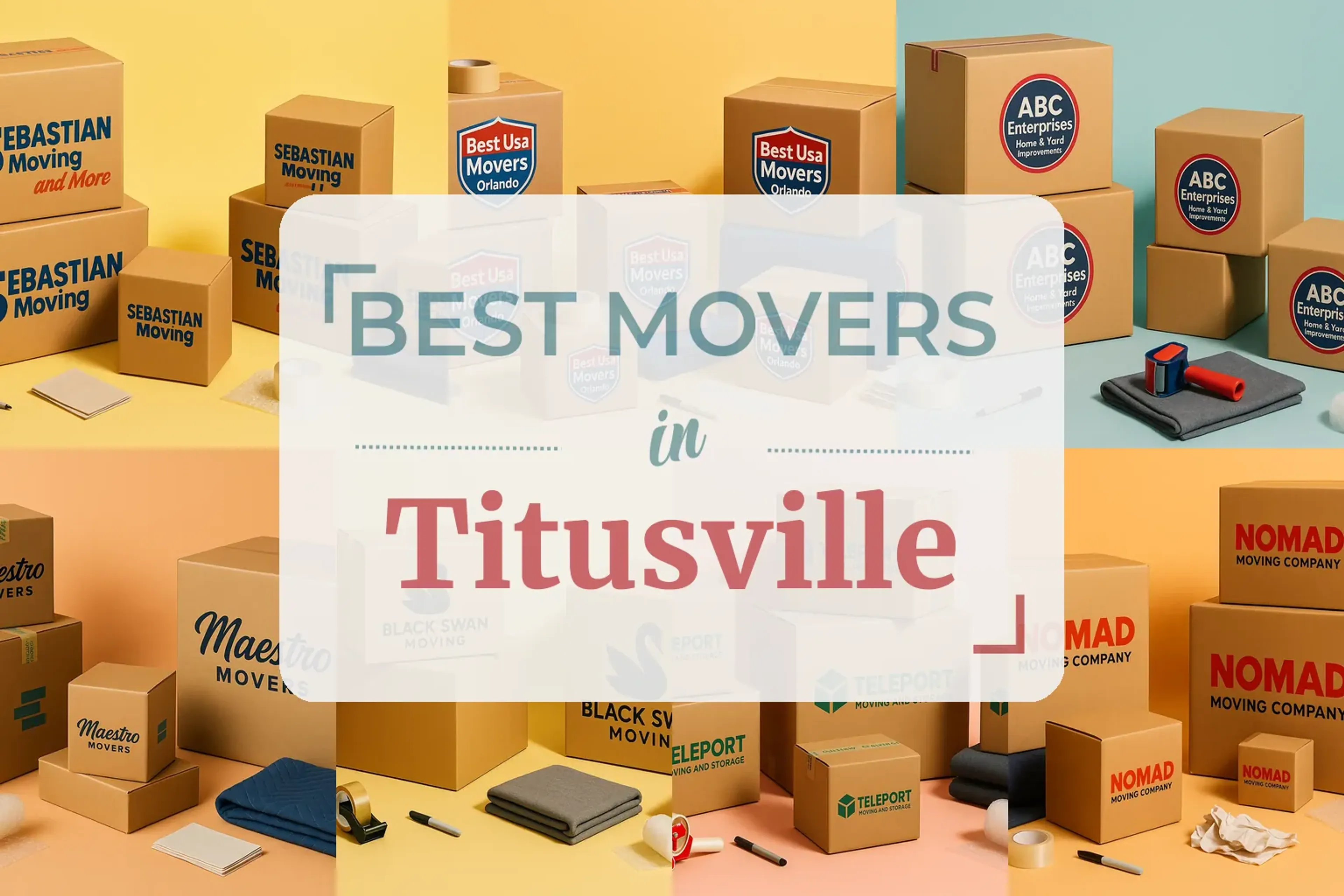 Side-by-side comparison of Titusville moving companies