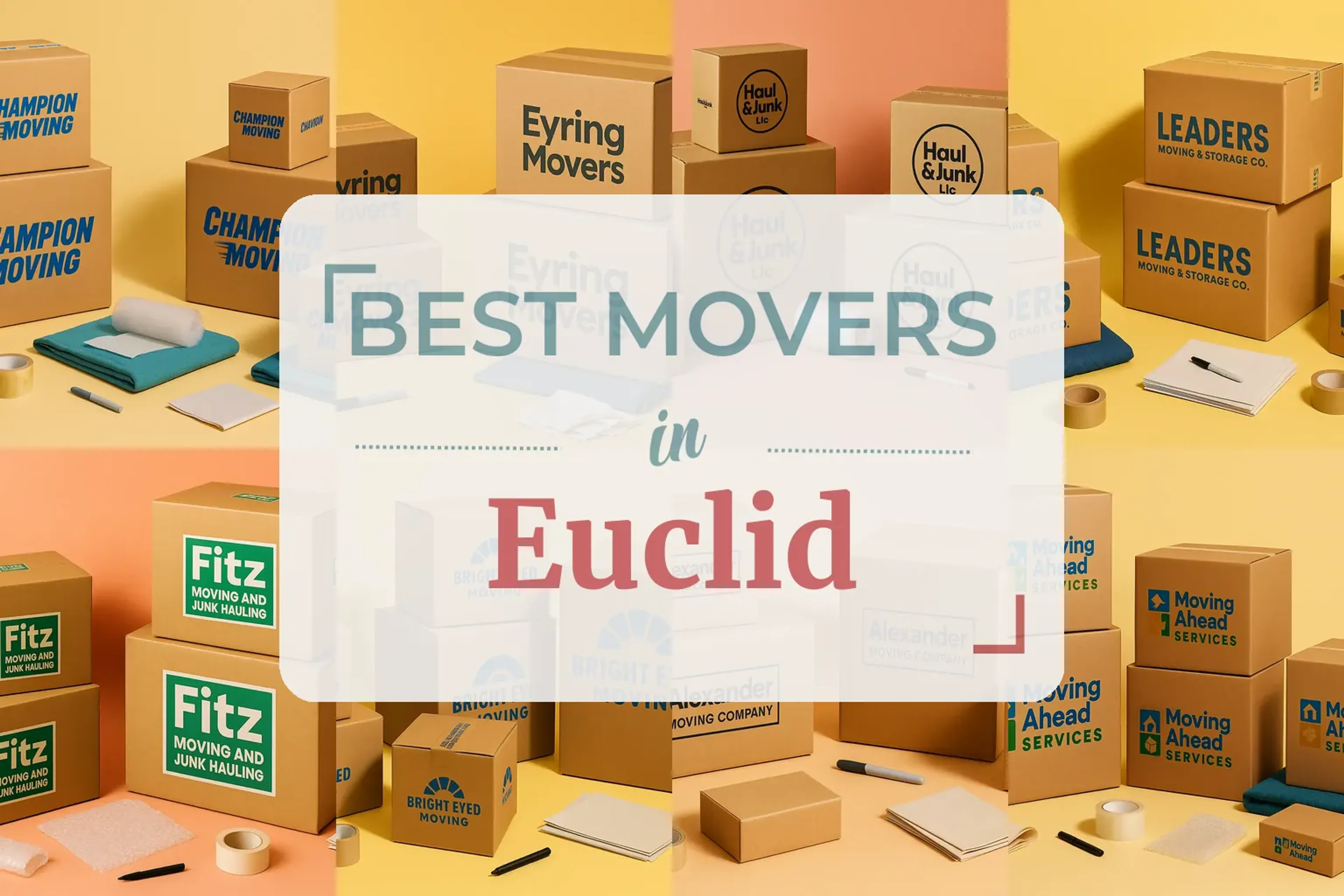 Side-by-side comparison of Euclid moving companies