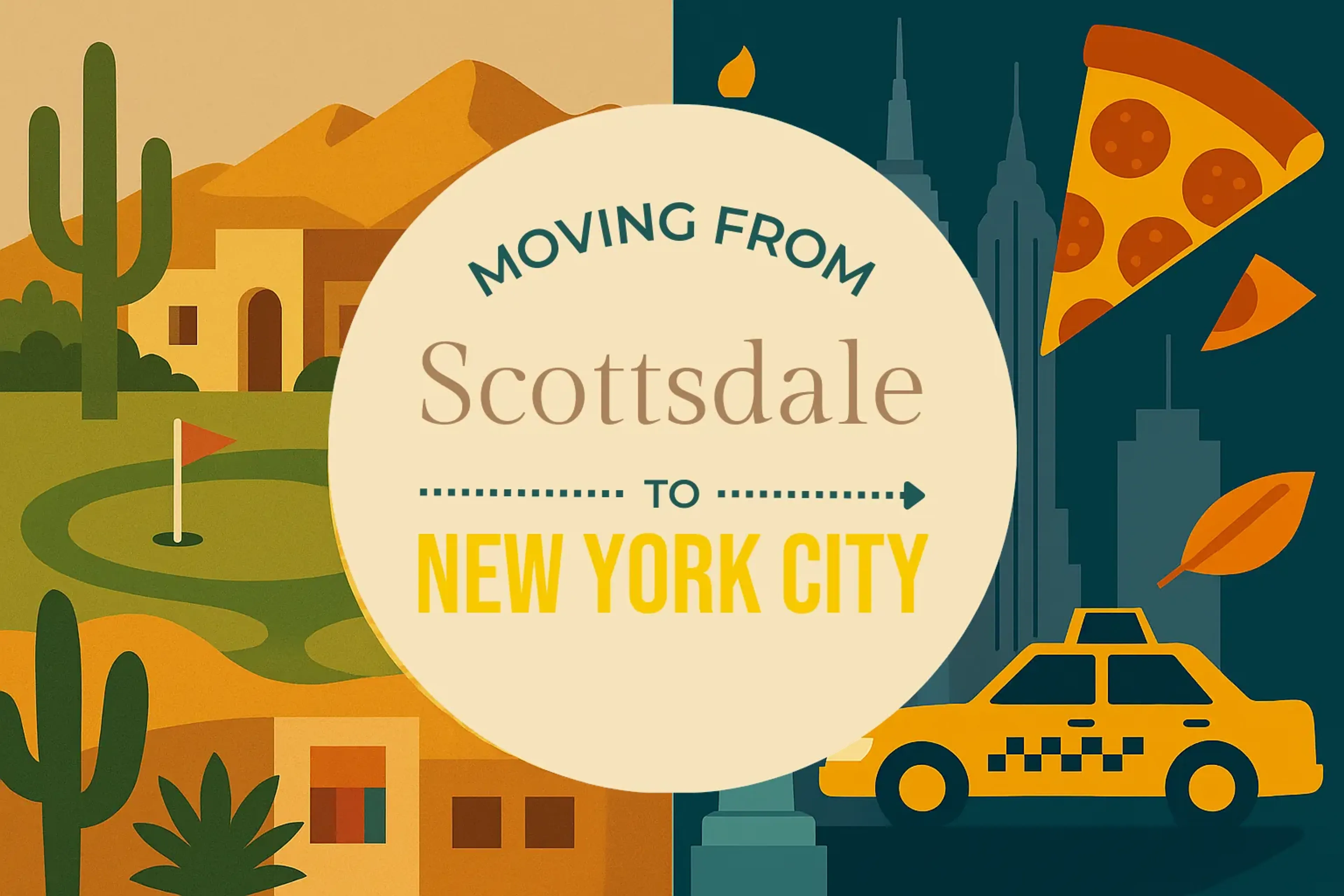 Side-by-side comparison of Scottsdale to New York City moving companies