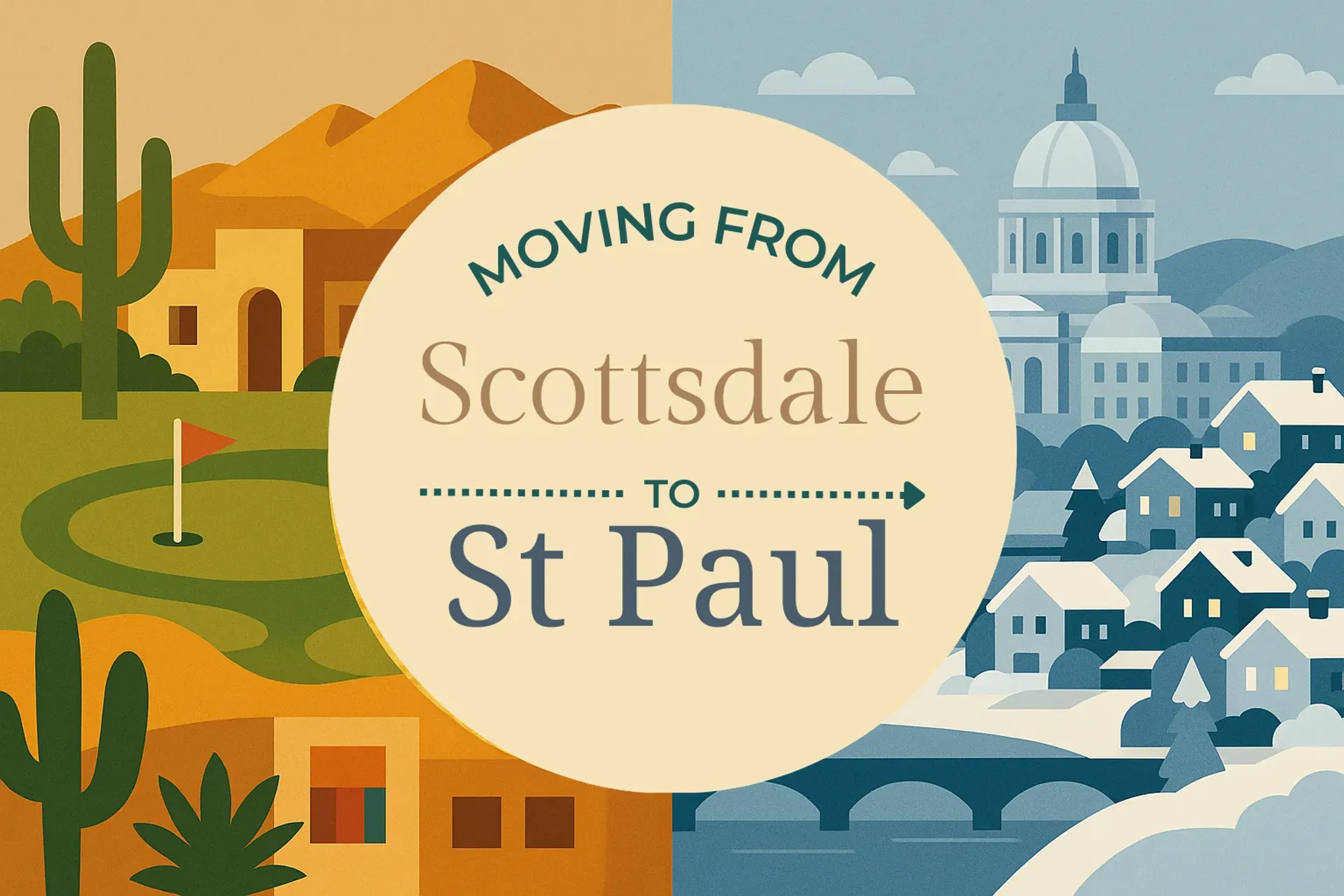 Side-by-side comparison of Scottsdale to St. Paul moving companies