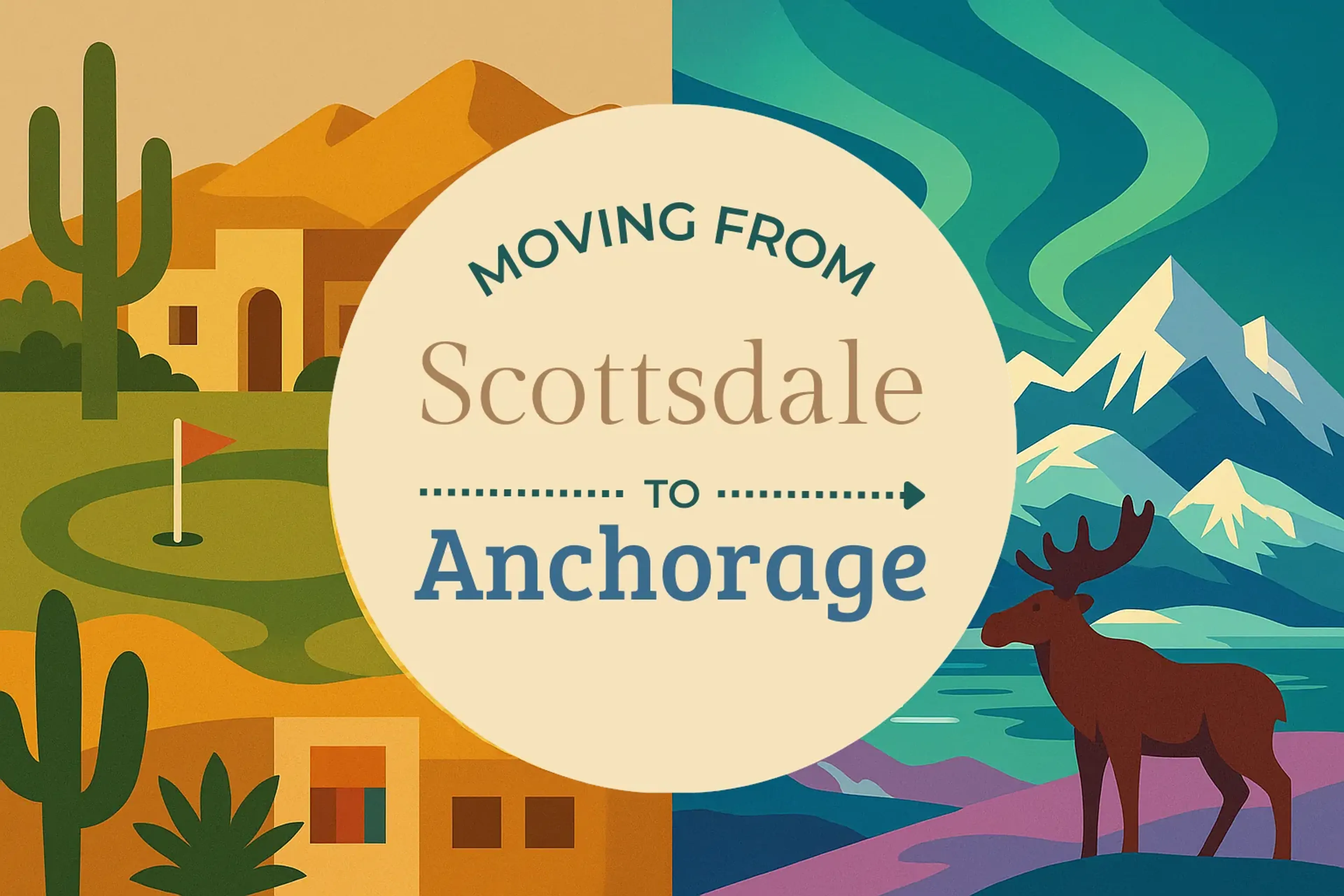 Side-by-side comparison of Scottsdale to Anchorage moving companies