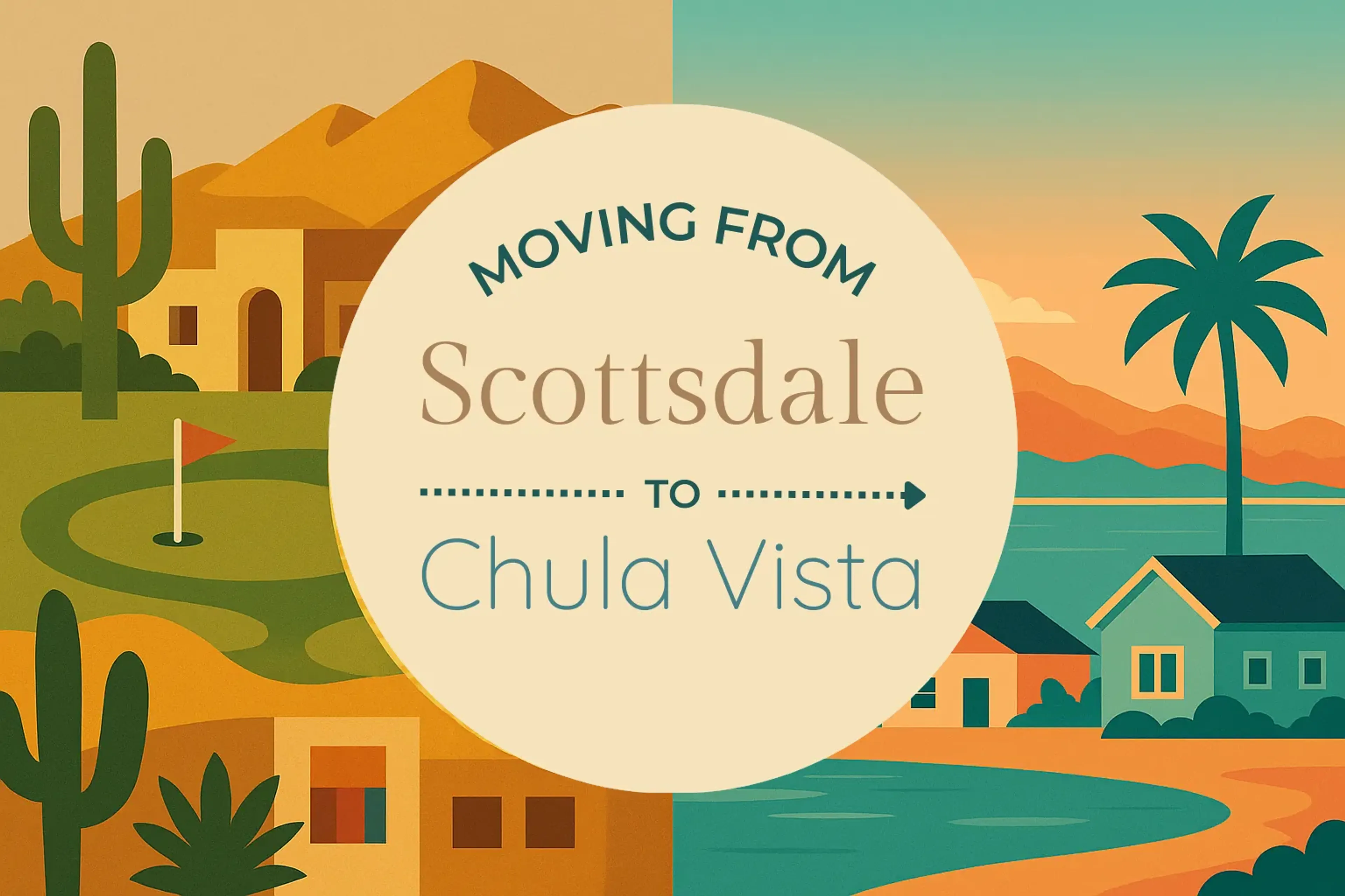 Side-by-side comparison of Scottsdale to Chula Vista moving companies