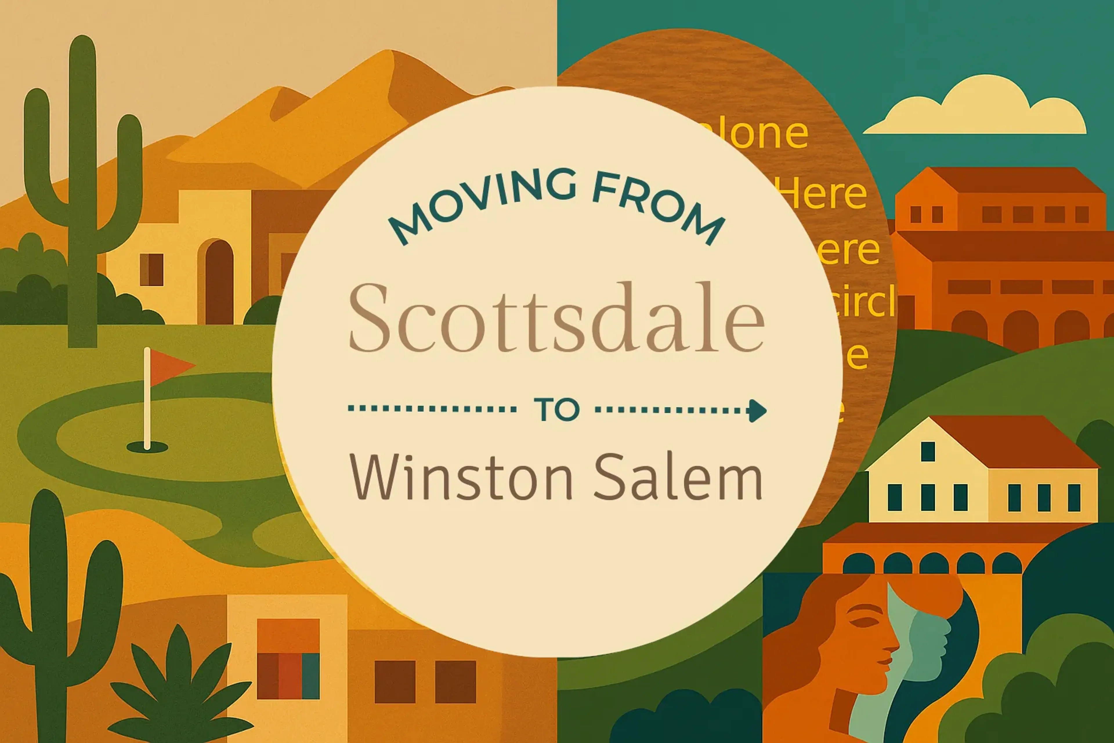 Side-by-side comparison of Scottsdale to Winston Salem moving companies