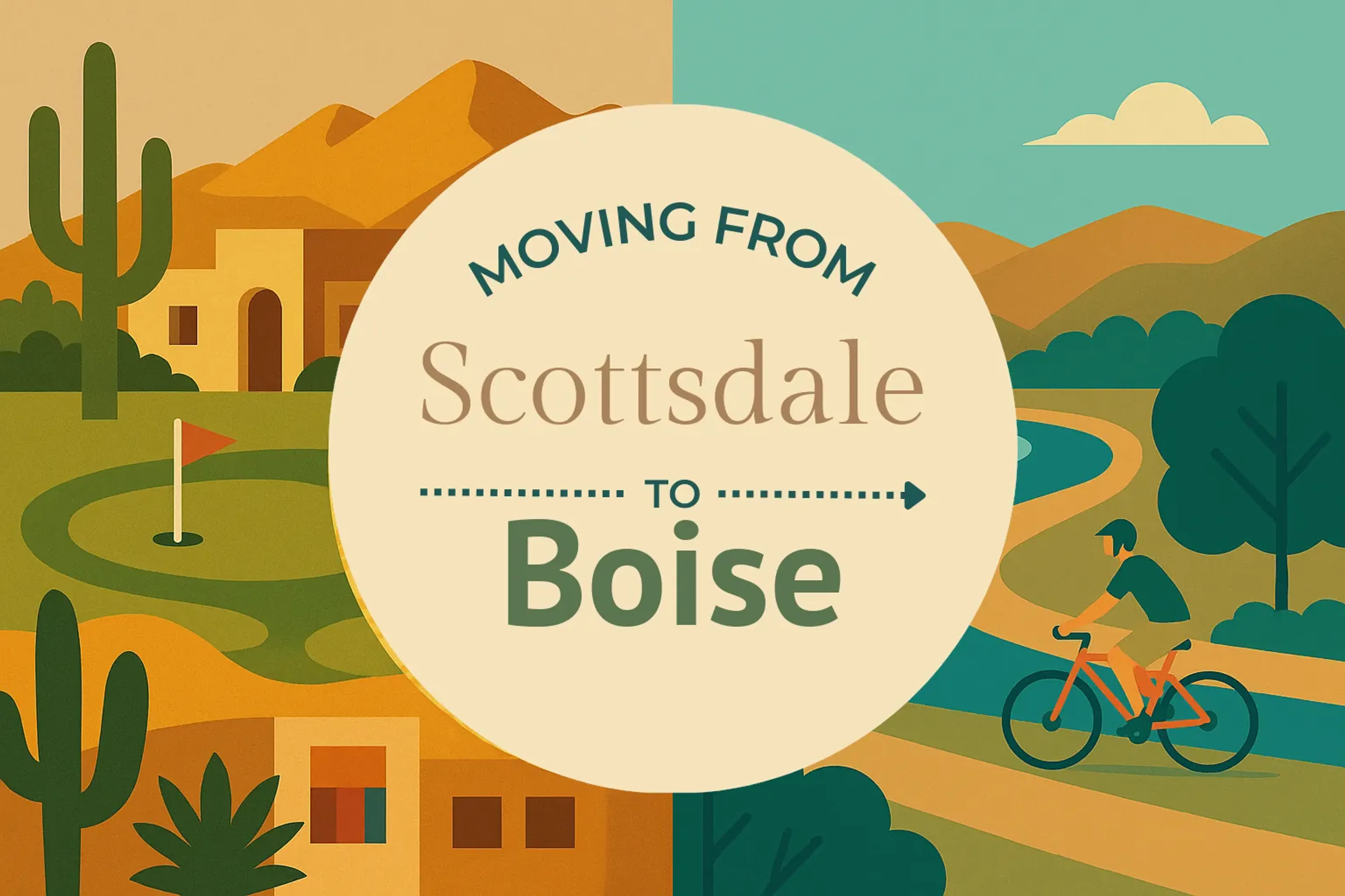Side-by-side comparison of Scottsdale to Boise moving companies