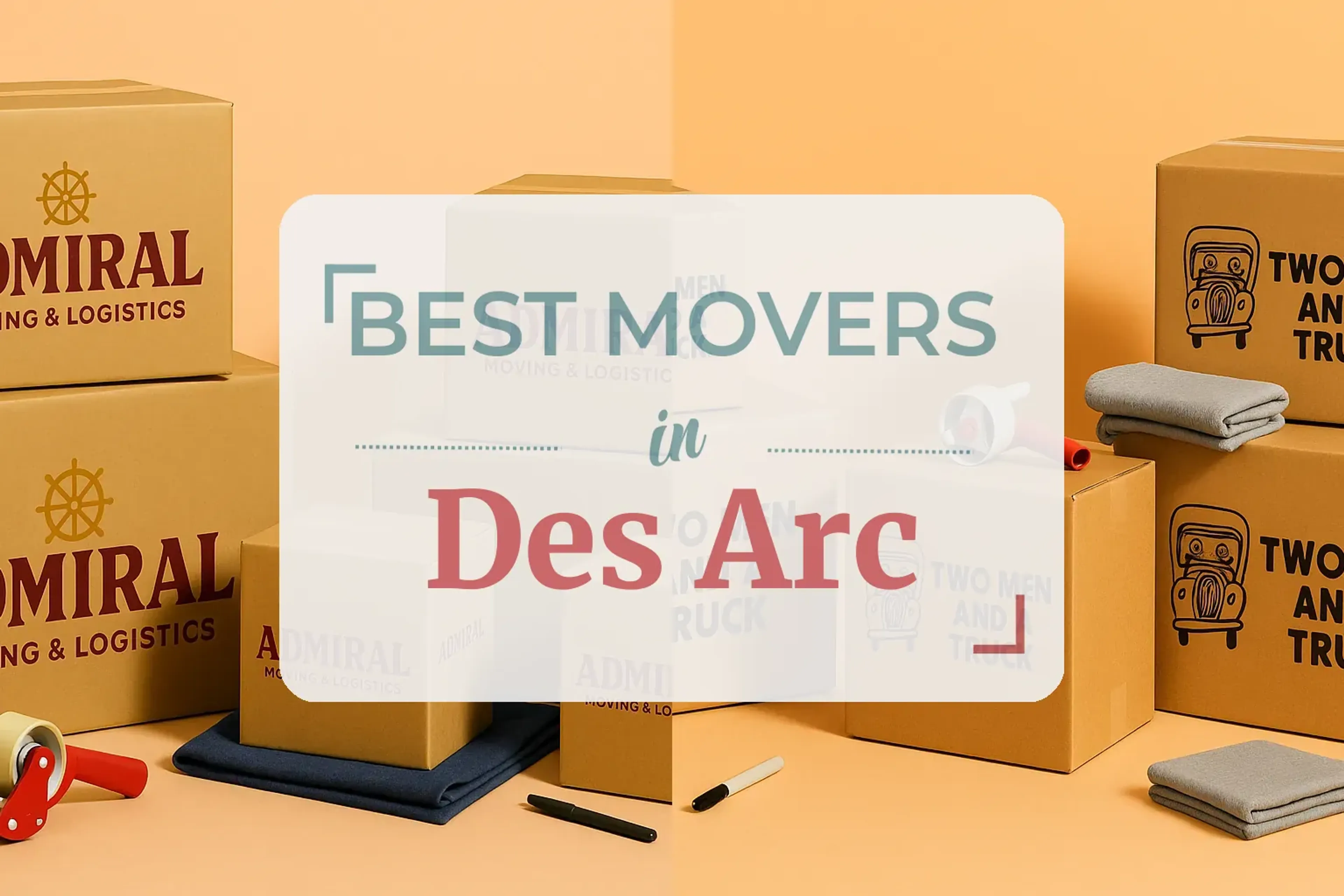 Side-by-side comparison of Des Arc moving companies