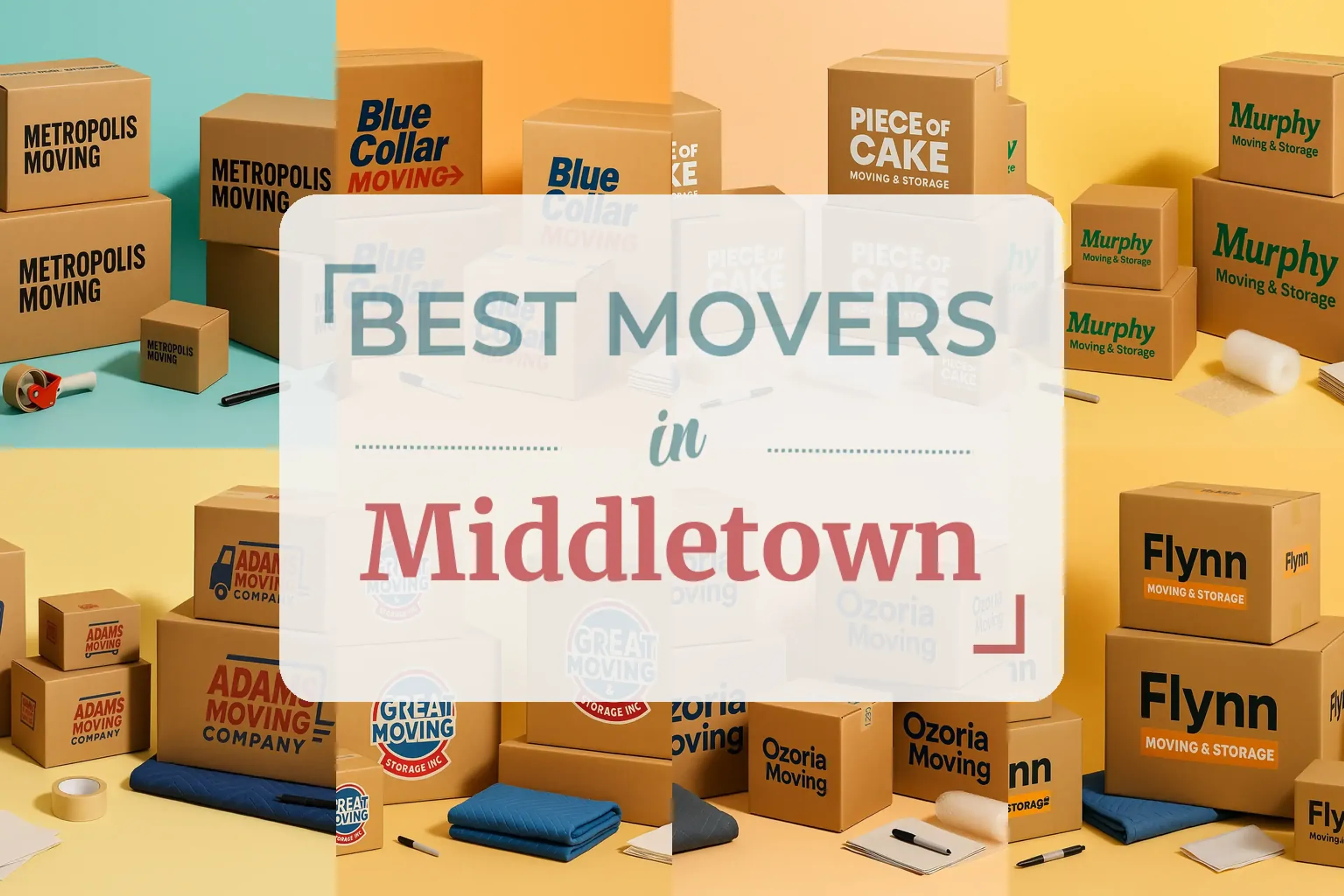 Side-by-side comparison of Middletown moving companies