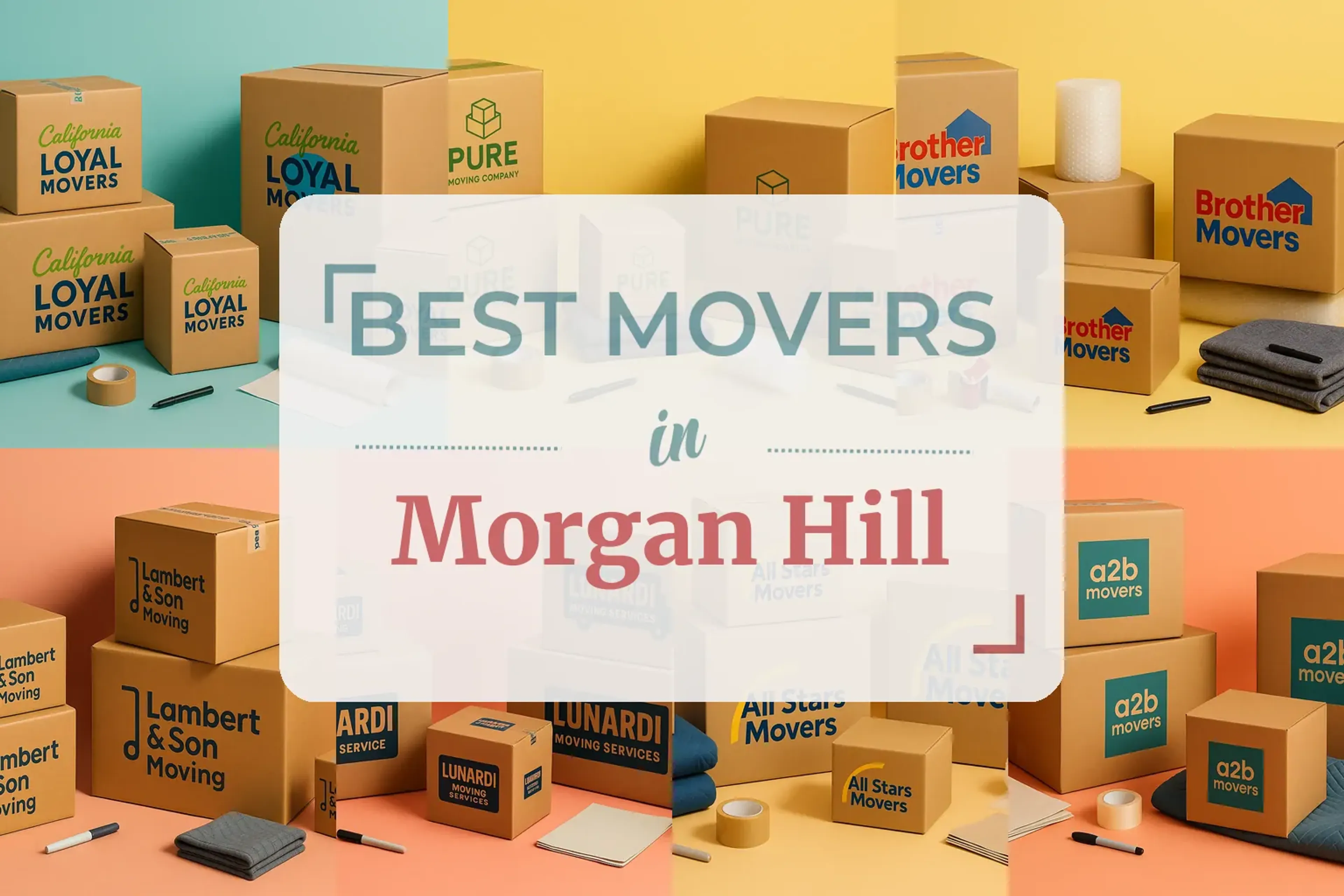 Side-by-side comparison of Morgan Hill moving companies