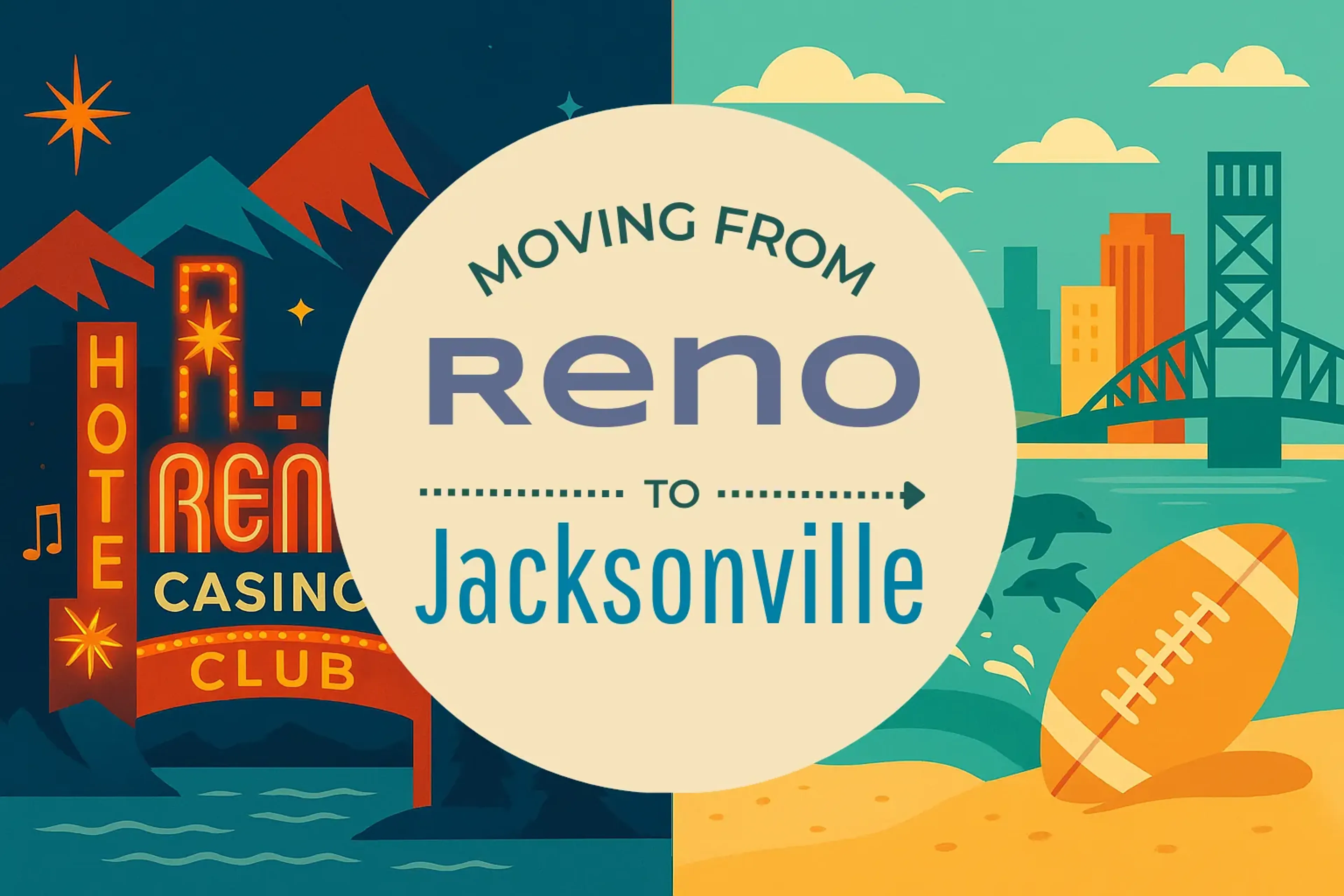 Side-by-side comparison of Reno to Jacksonville moving companies