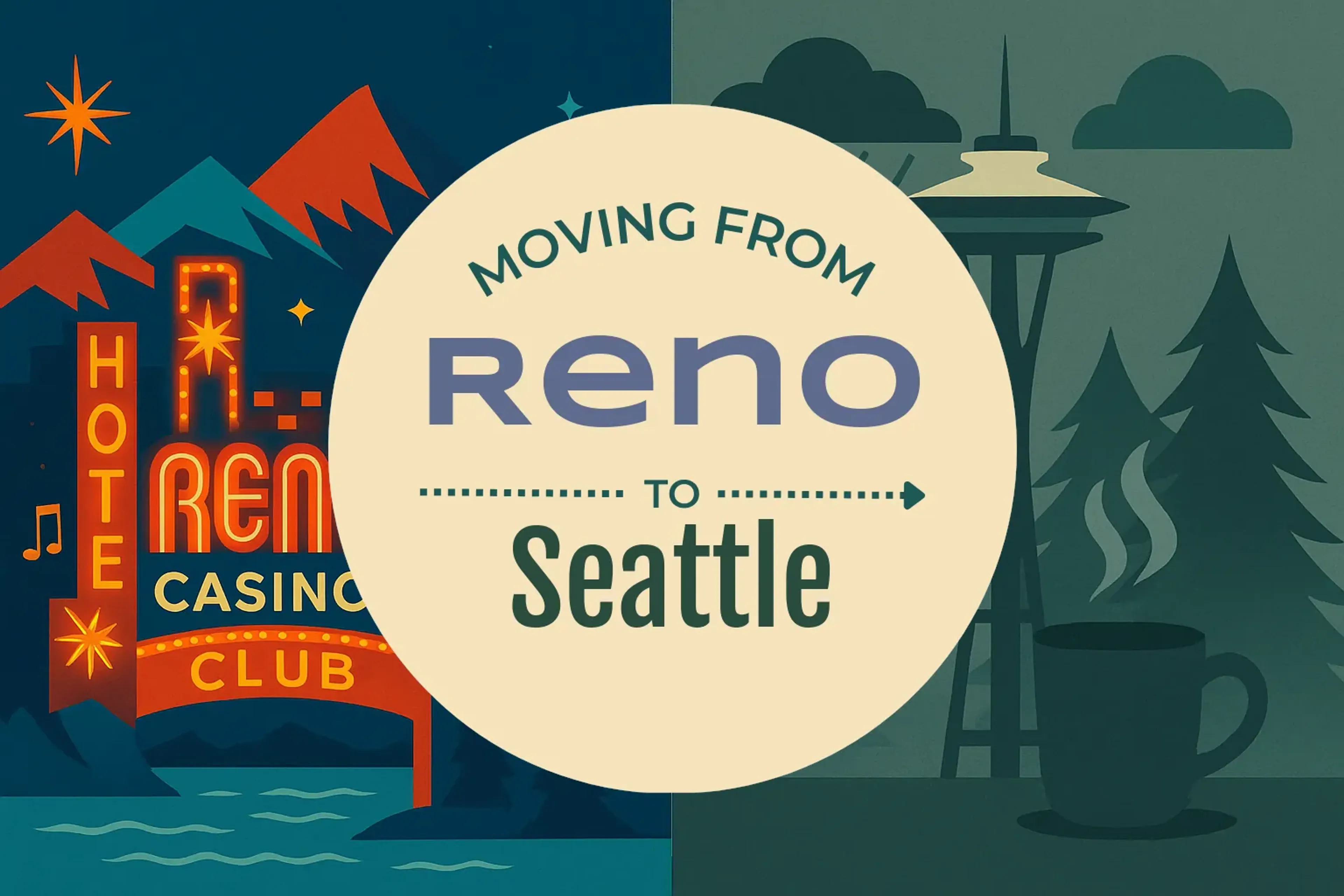 Side-by-side comparison of Reno to Seattle moving companies