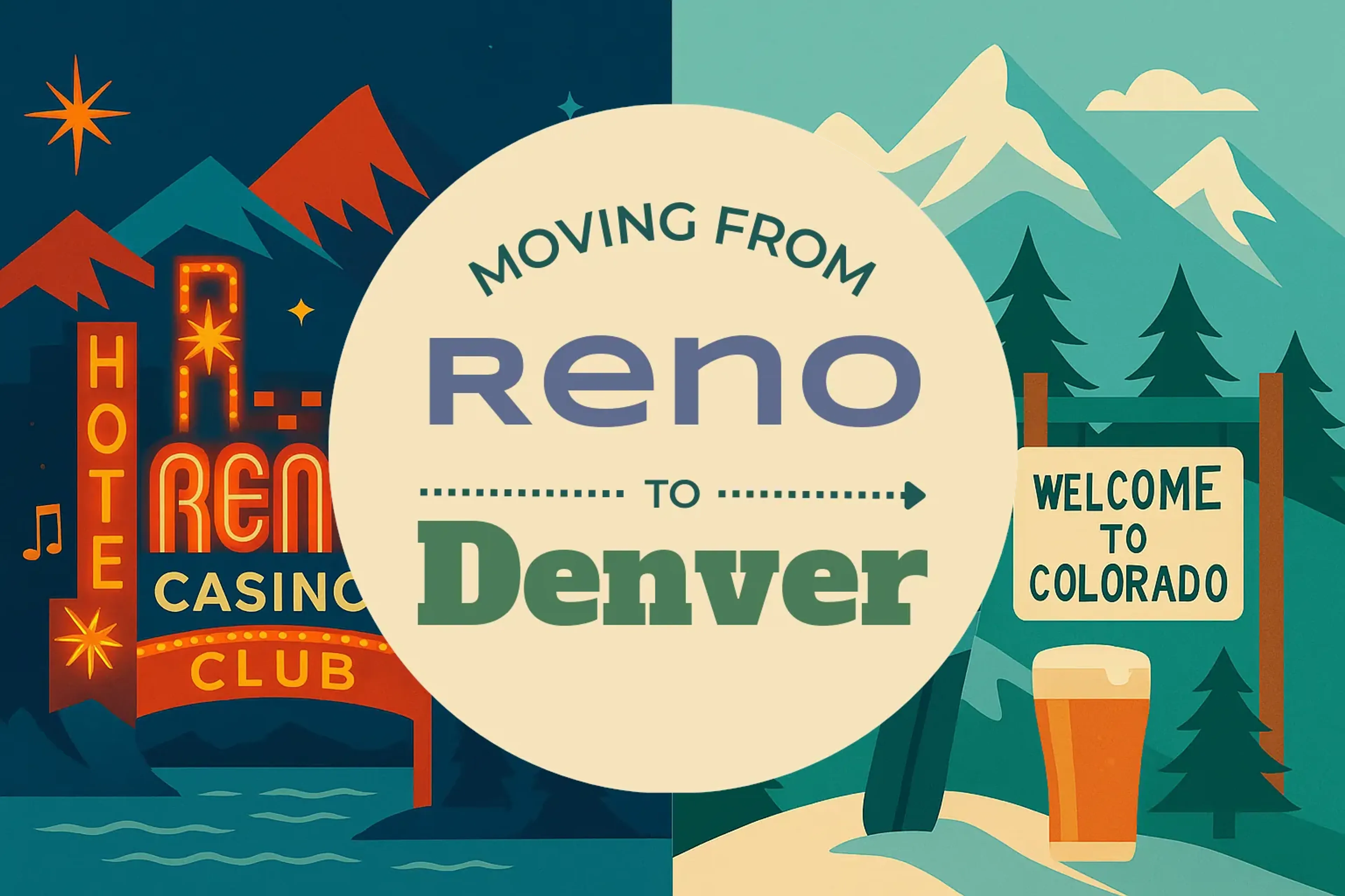 Side-by-side comparison of Reno to Denver moving companies