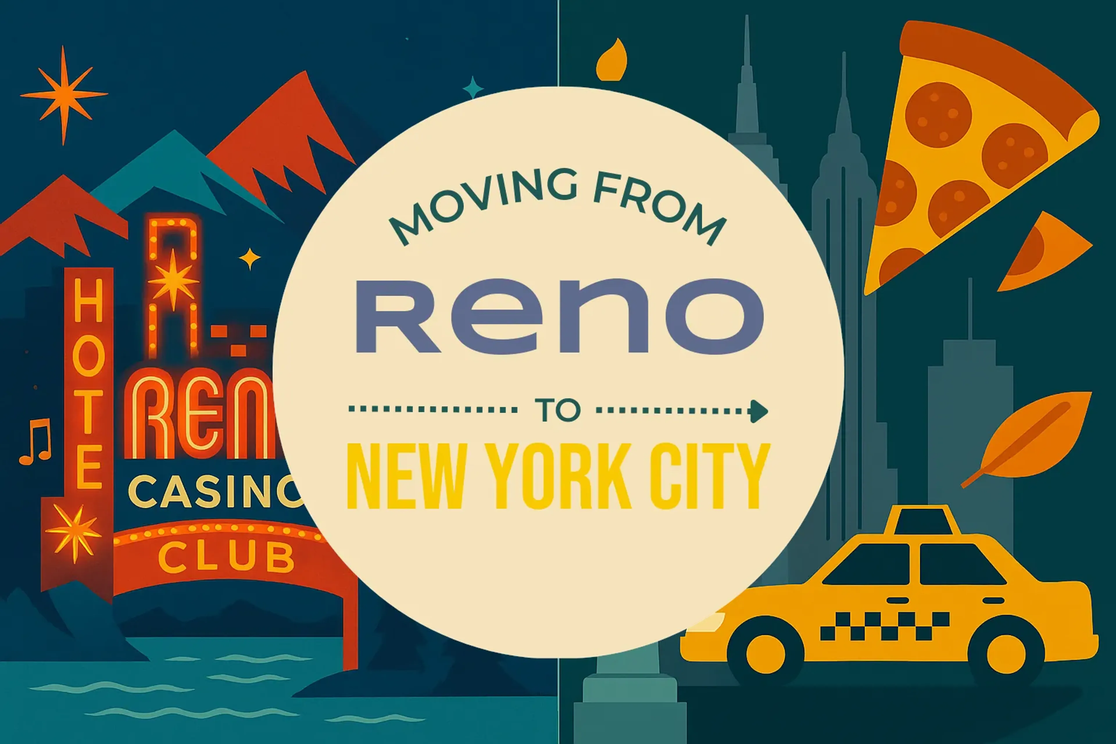 Side-by-side comparison of Reno to New York City moving companies