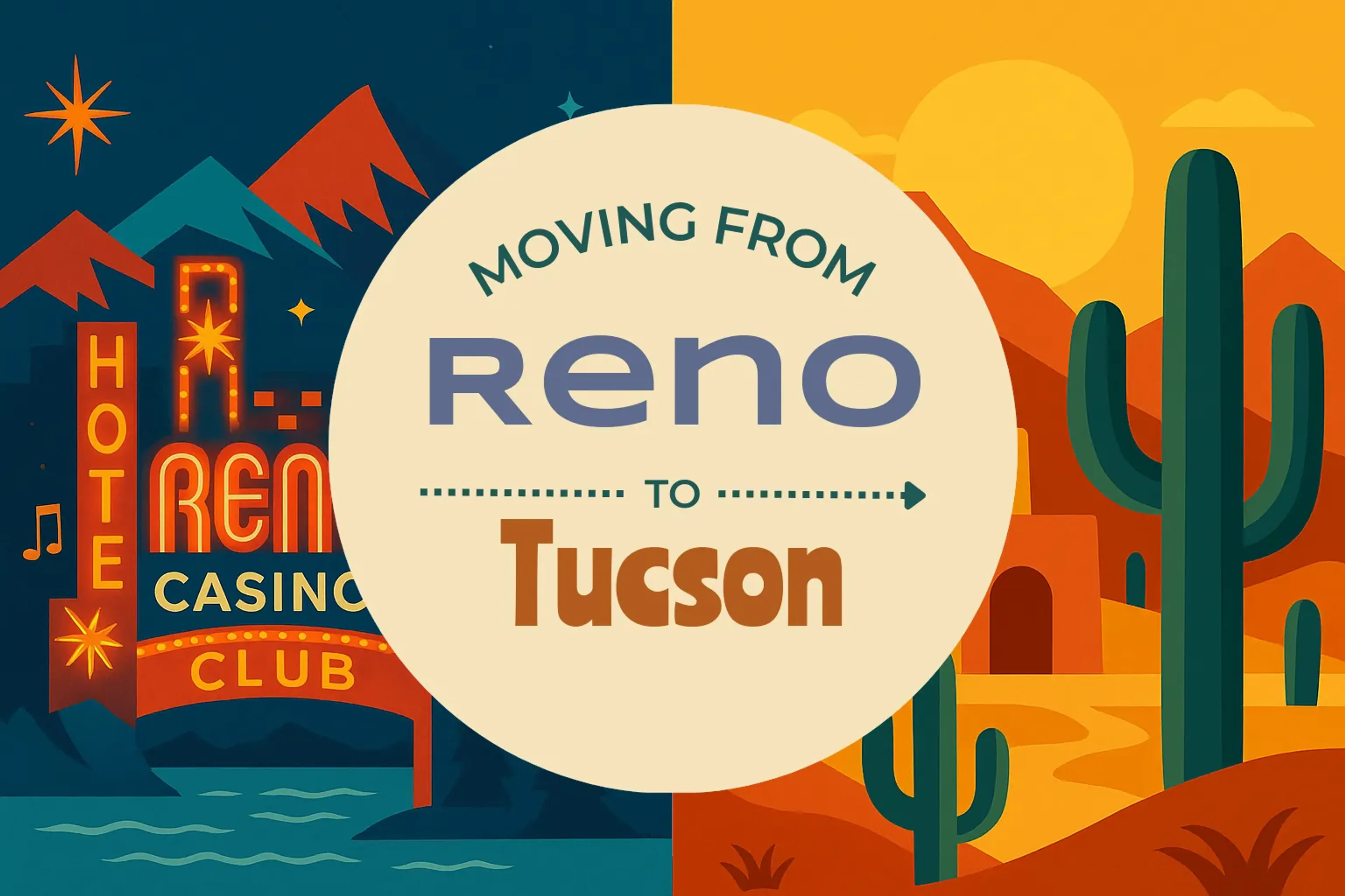 Side-by-side comparison of Reno to Tucson moving companies