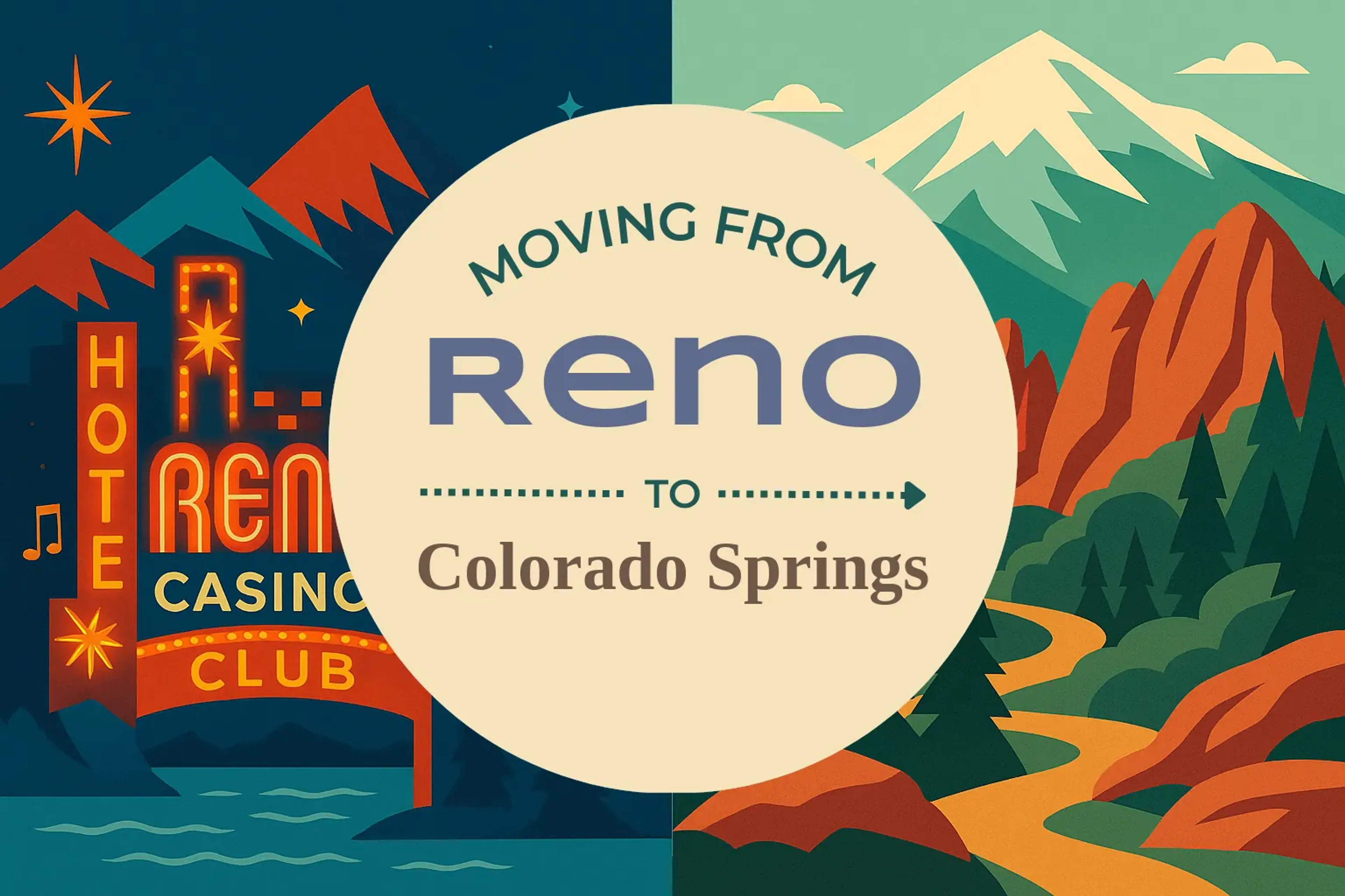 Side-by-side comparison of Reno to Colorado Springs moving companies