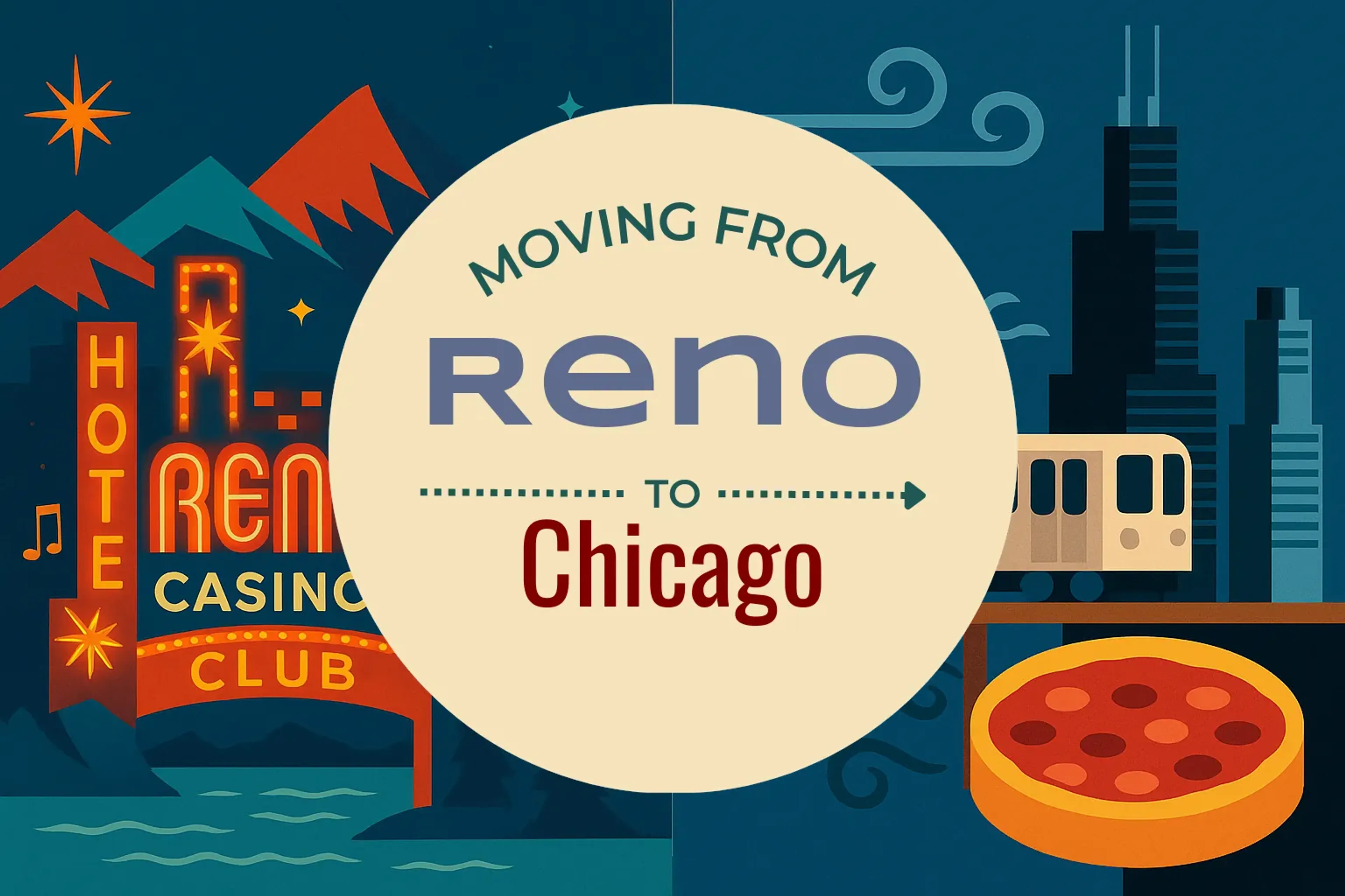 Side-by-side comparison of Reno to Chicago moving companies
