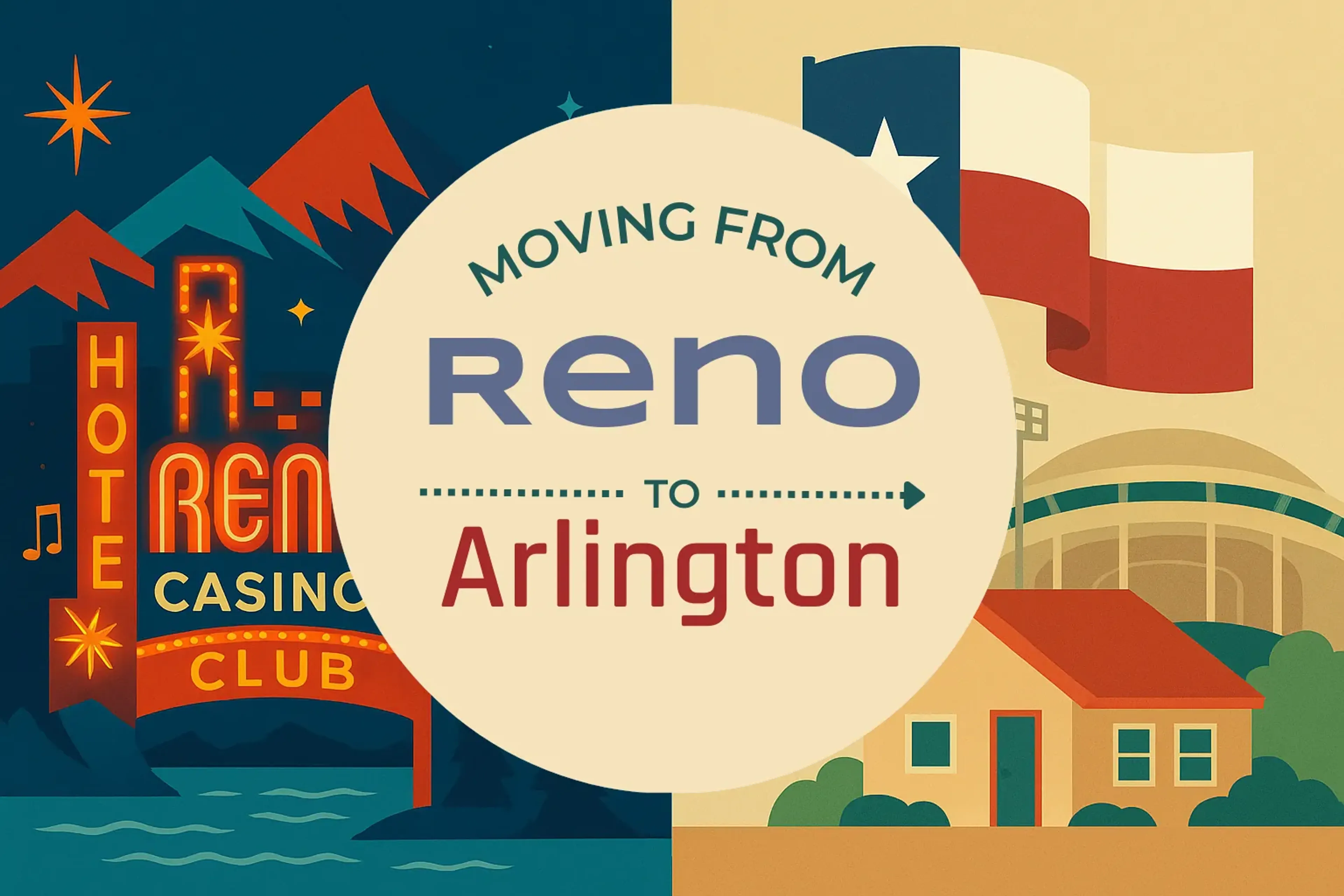 Side-by-side comparison of Reno to Arlington moving companies