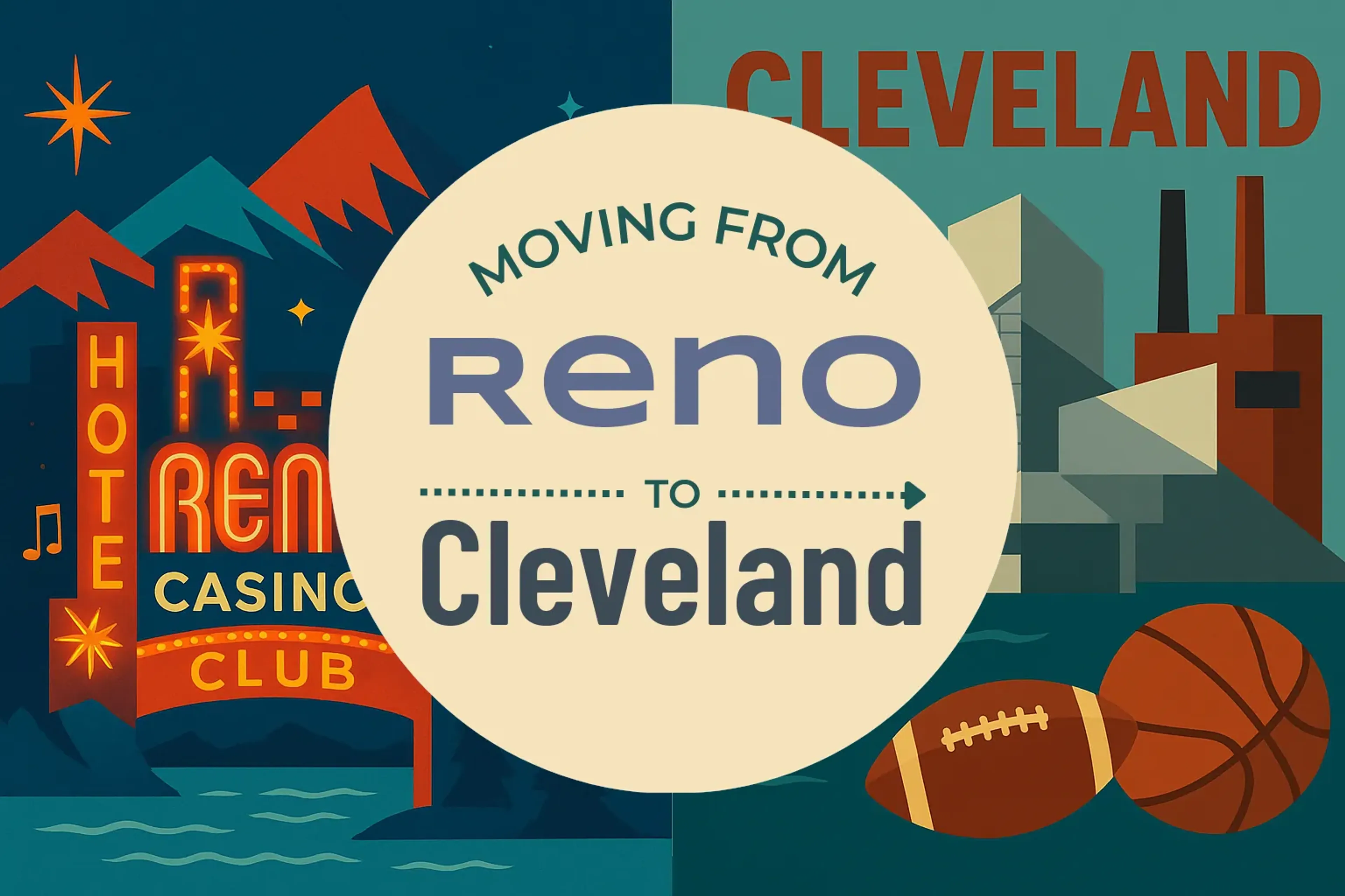Side-by-side comparison of Reno to Cleveland moving companies