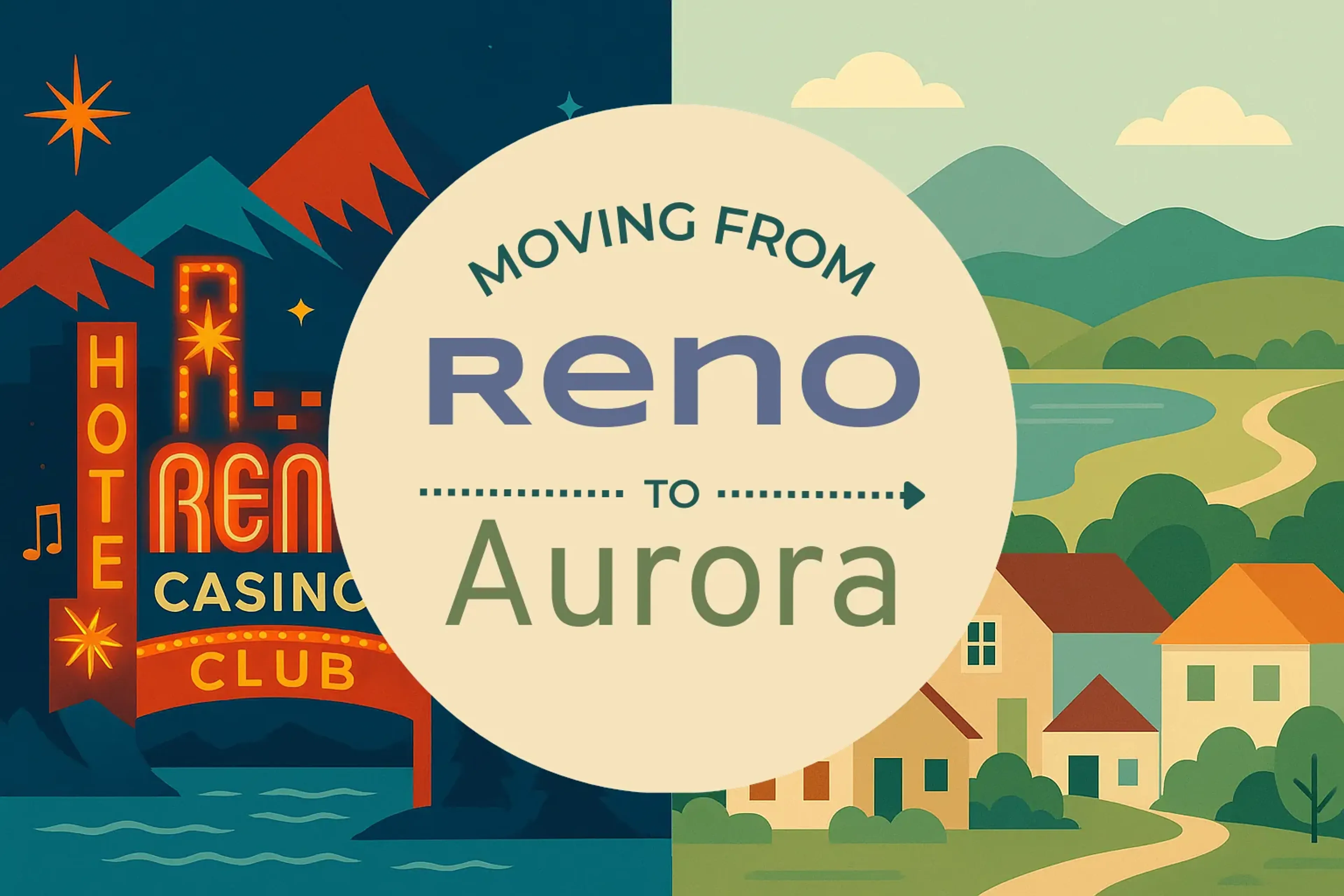 Side-by-side comparison of Reno to Aurora moving companies