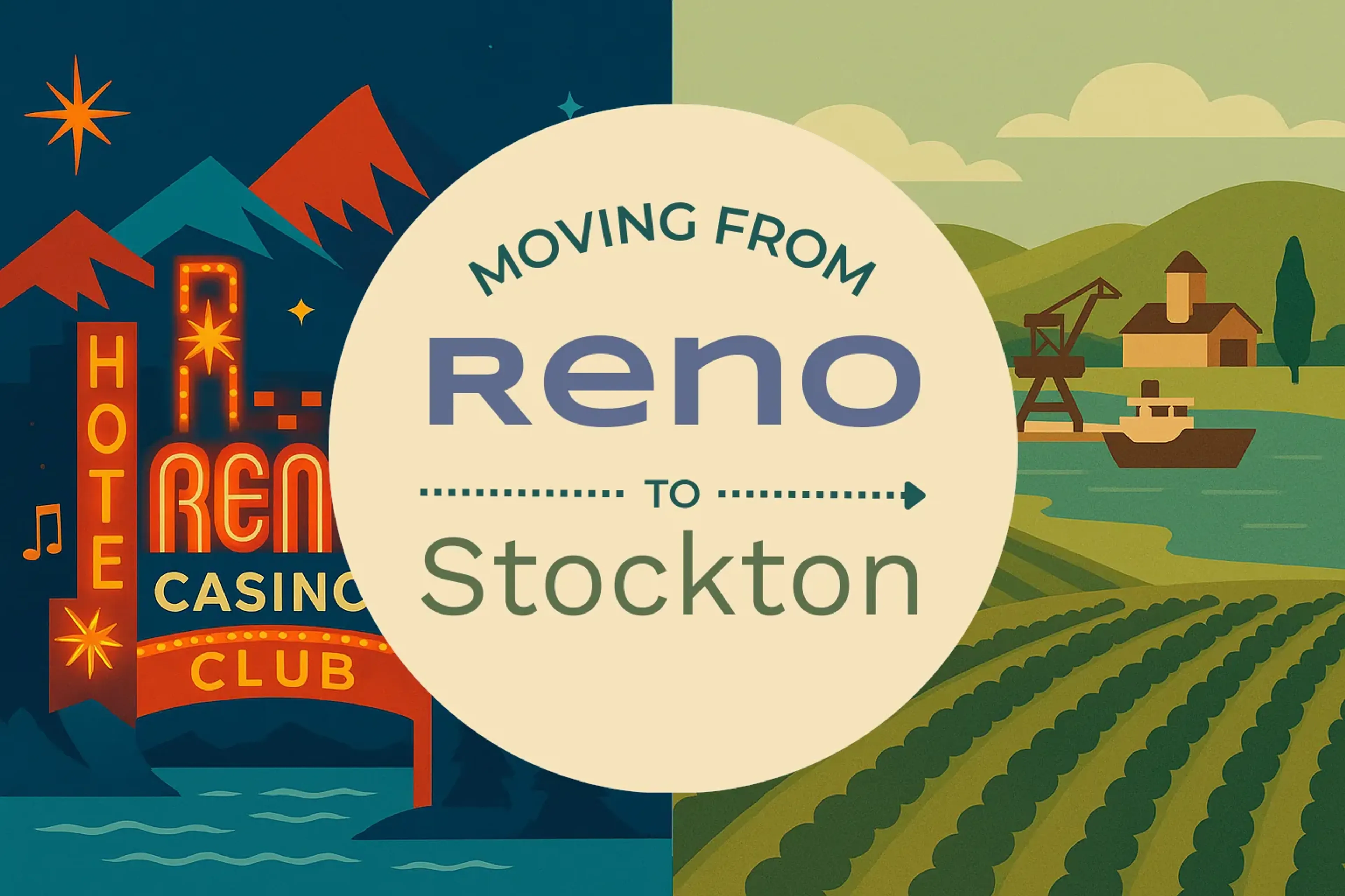 Side-by-side comparison of Reno to Stockton moving companies