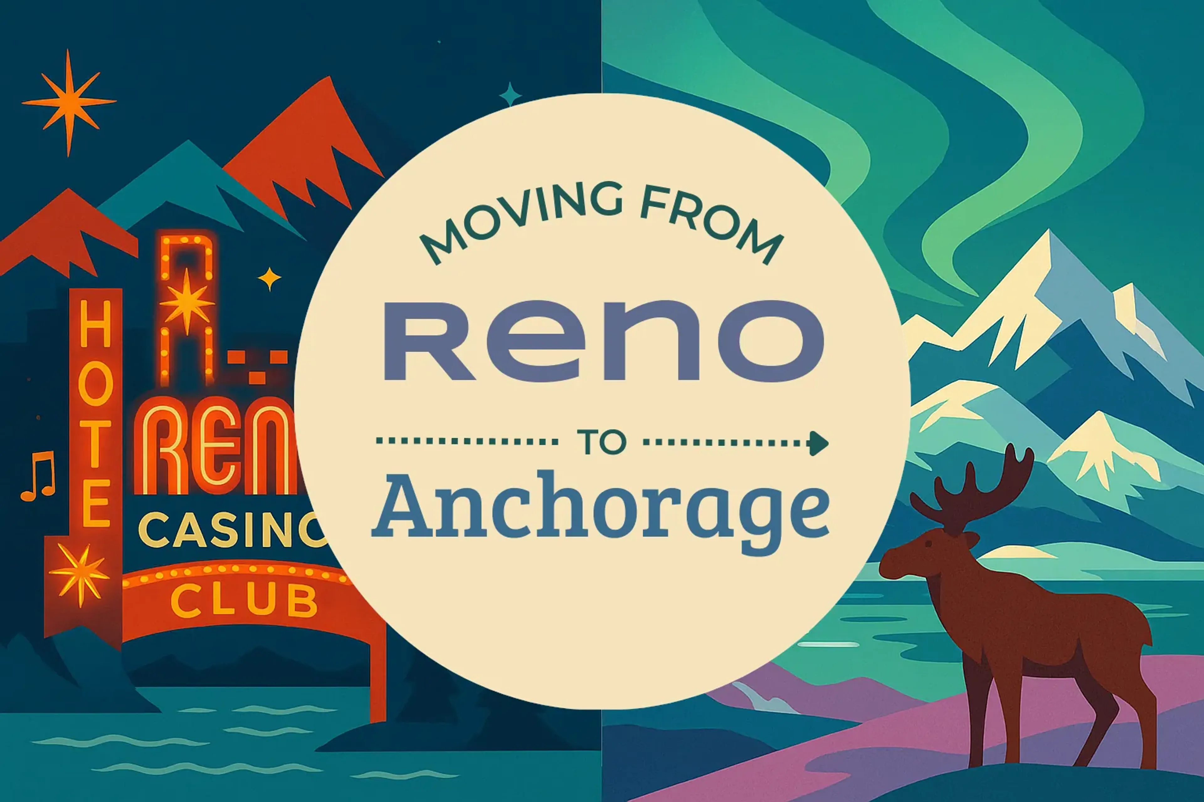 Side-by-side comparison of Reno to Anchorage moving companies