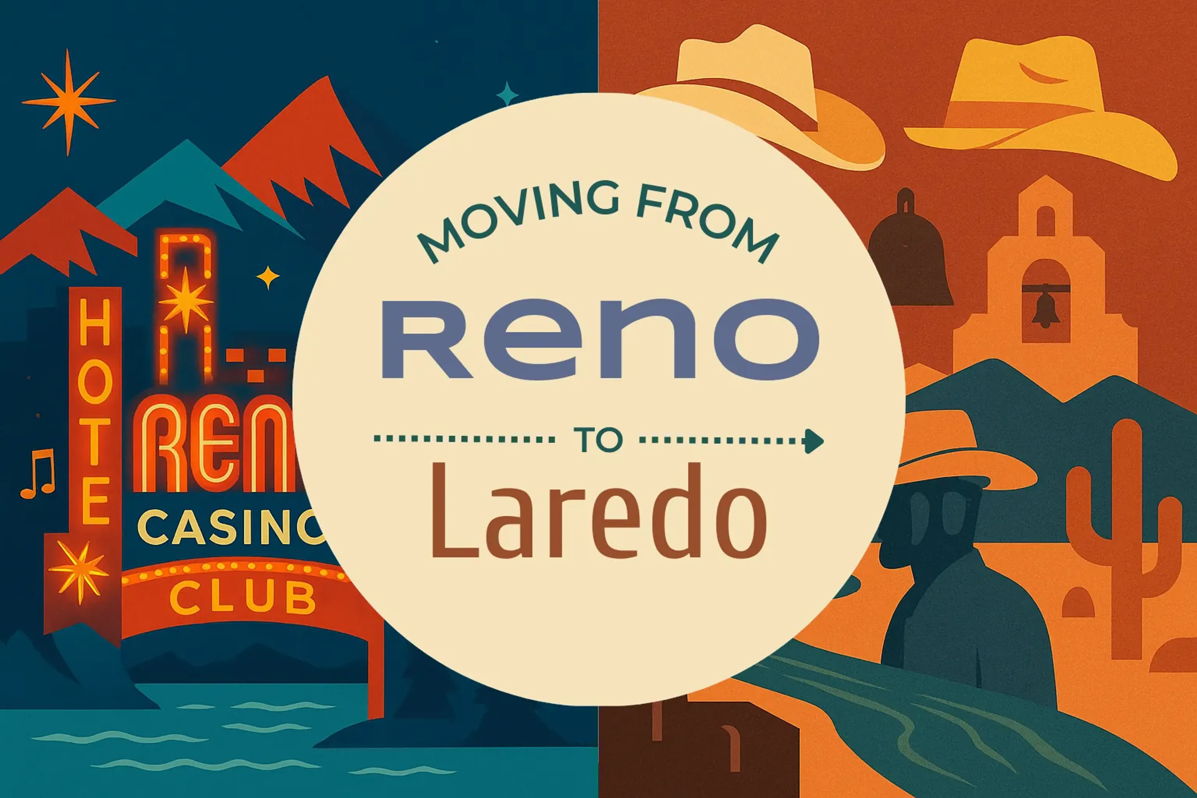 Side-by-side comparison of Reno to Laredo moving companies