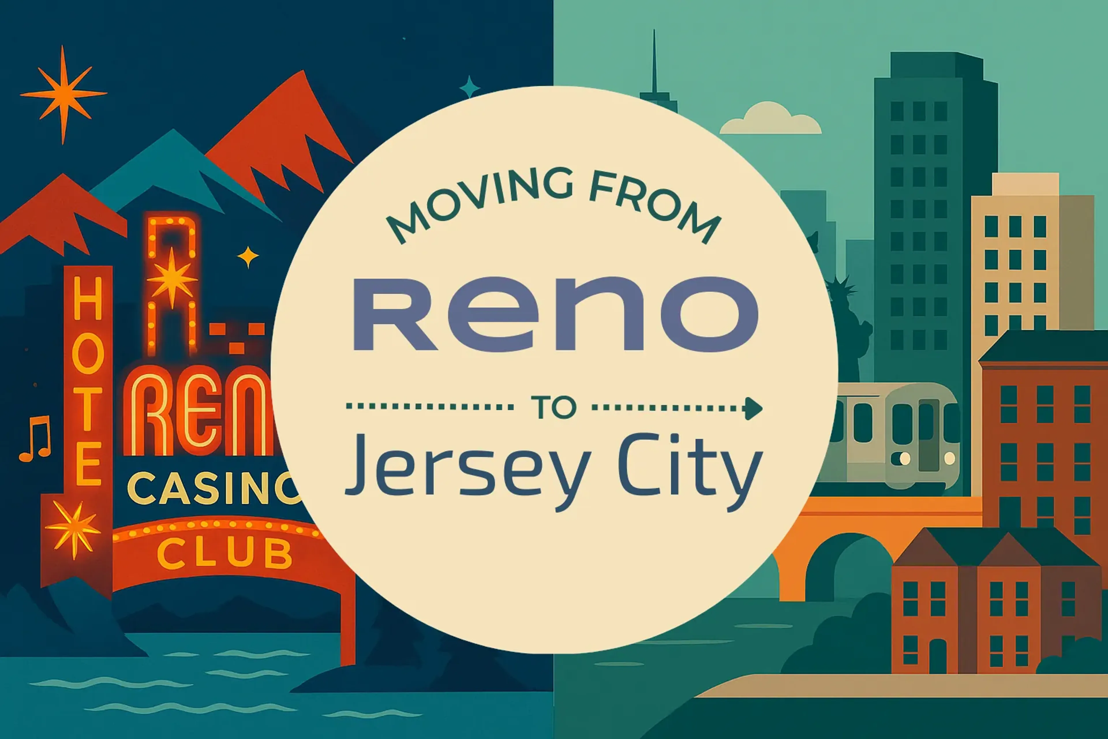 Side-by-side comparison of Reno to Jersey City moving companies