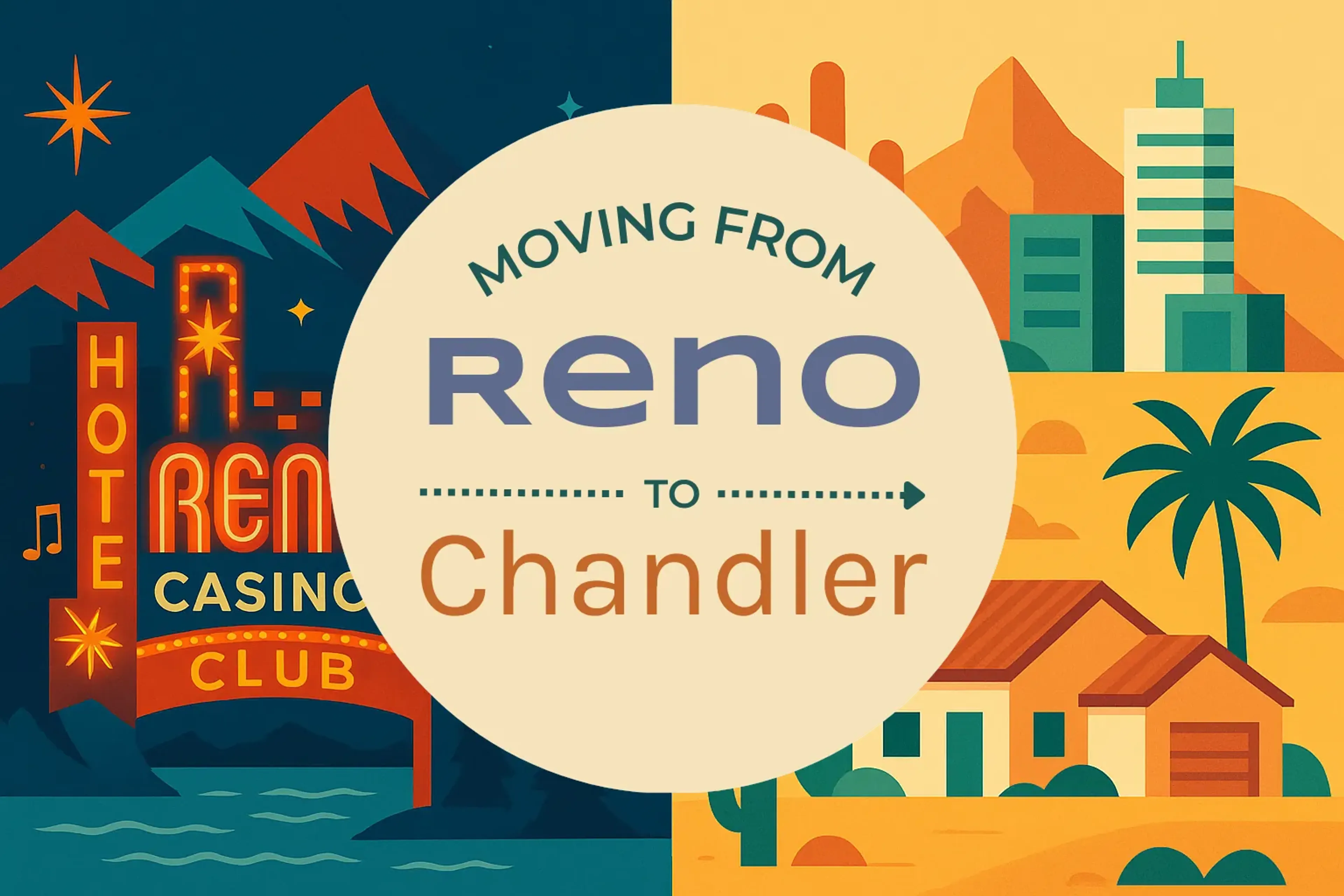 Side-by-side comparison of Reno to Chandler moving companies
