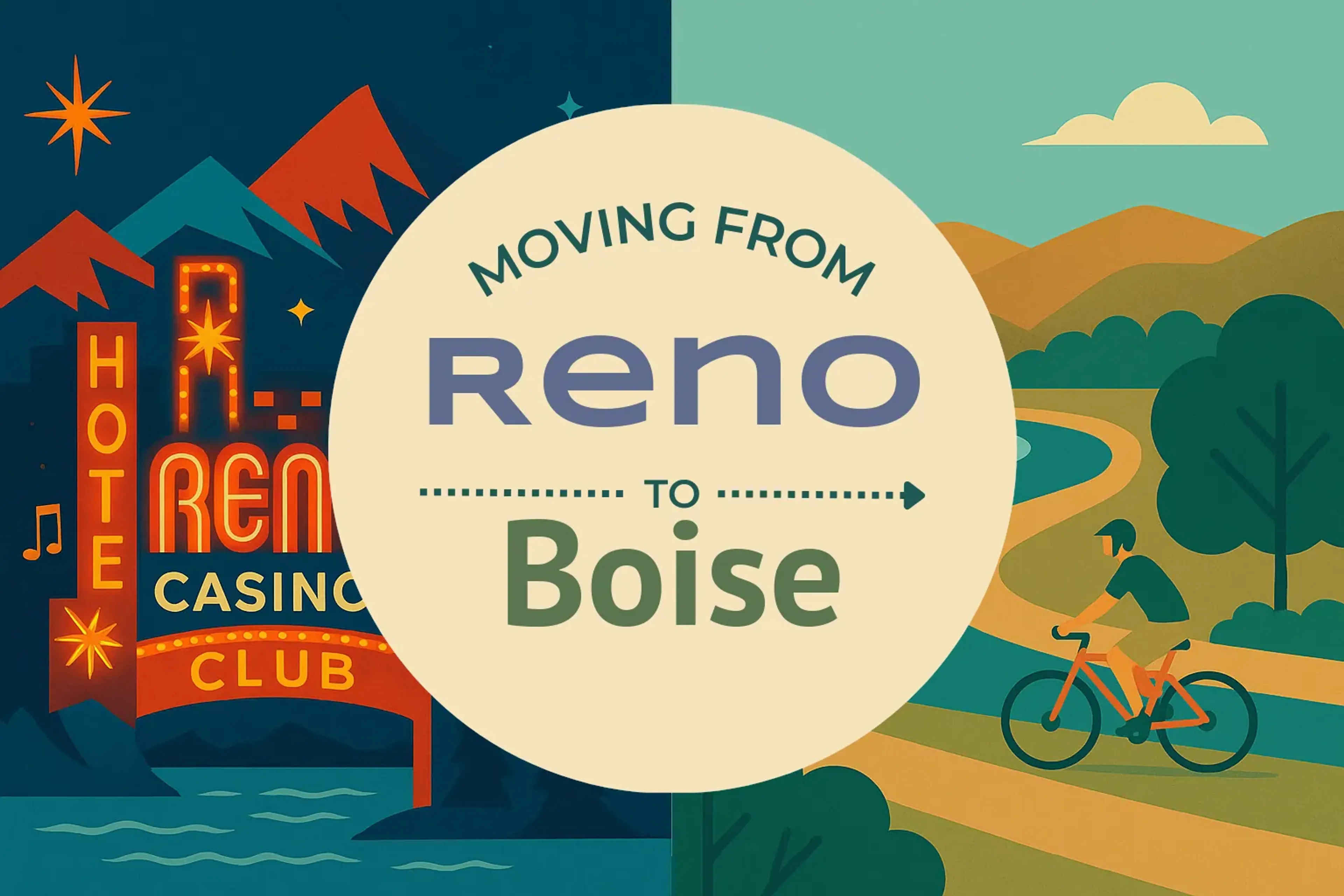 Side-by-side comparison of Reno to Boise moving companies
