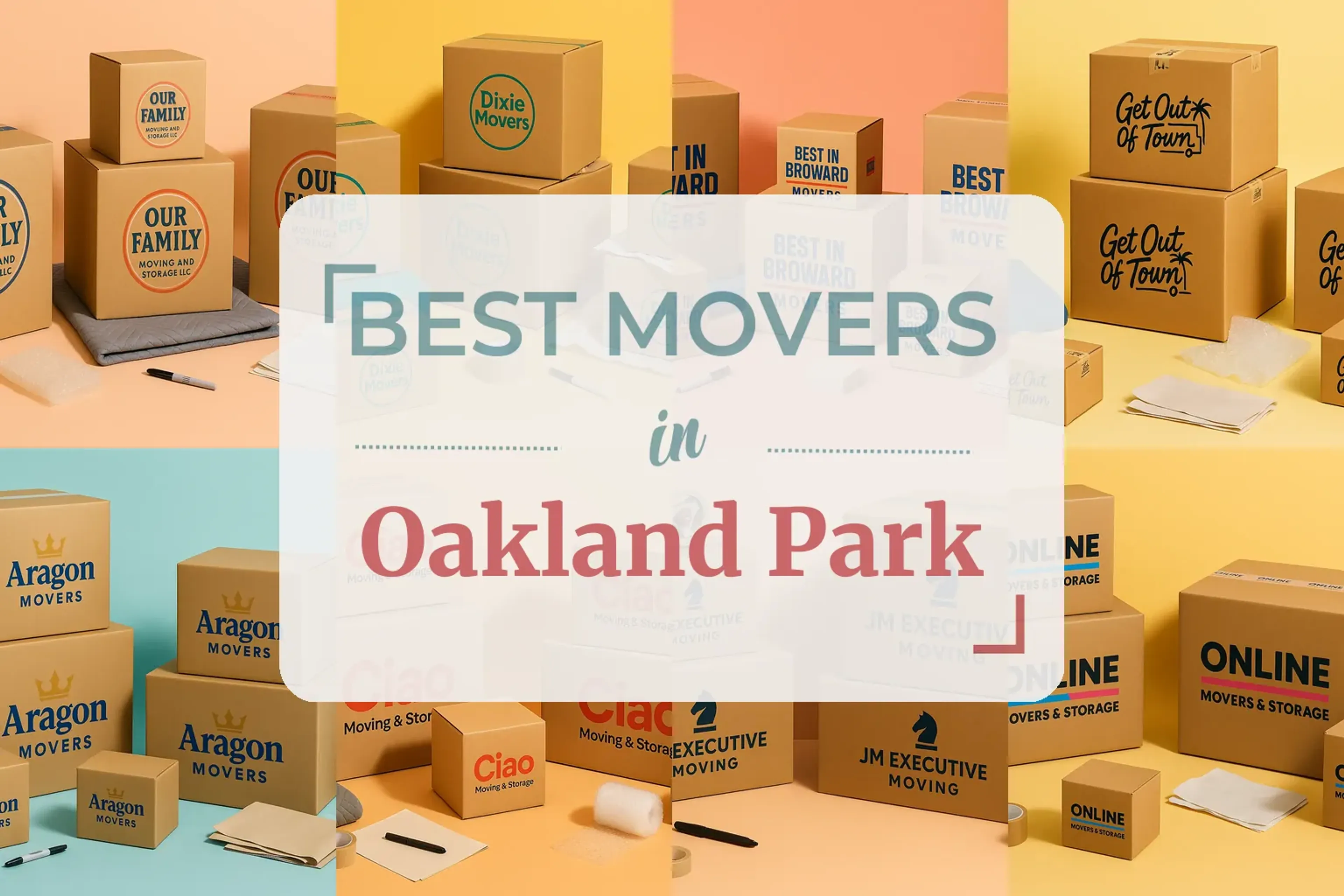 Side-by-side comparison of Oakland Park moving companies