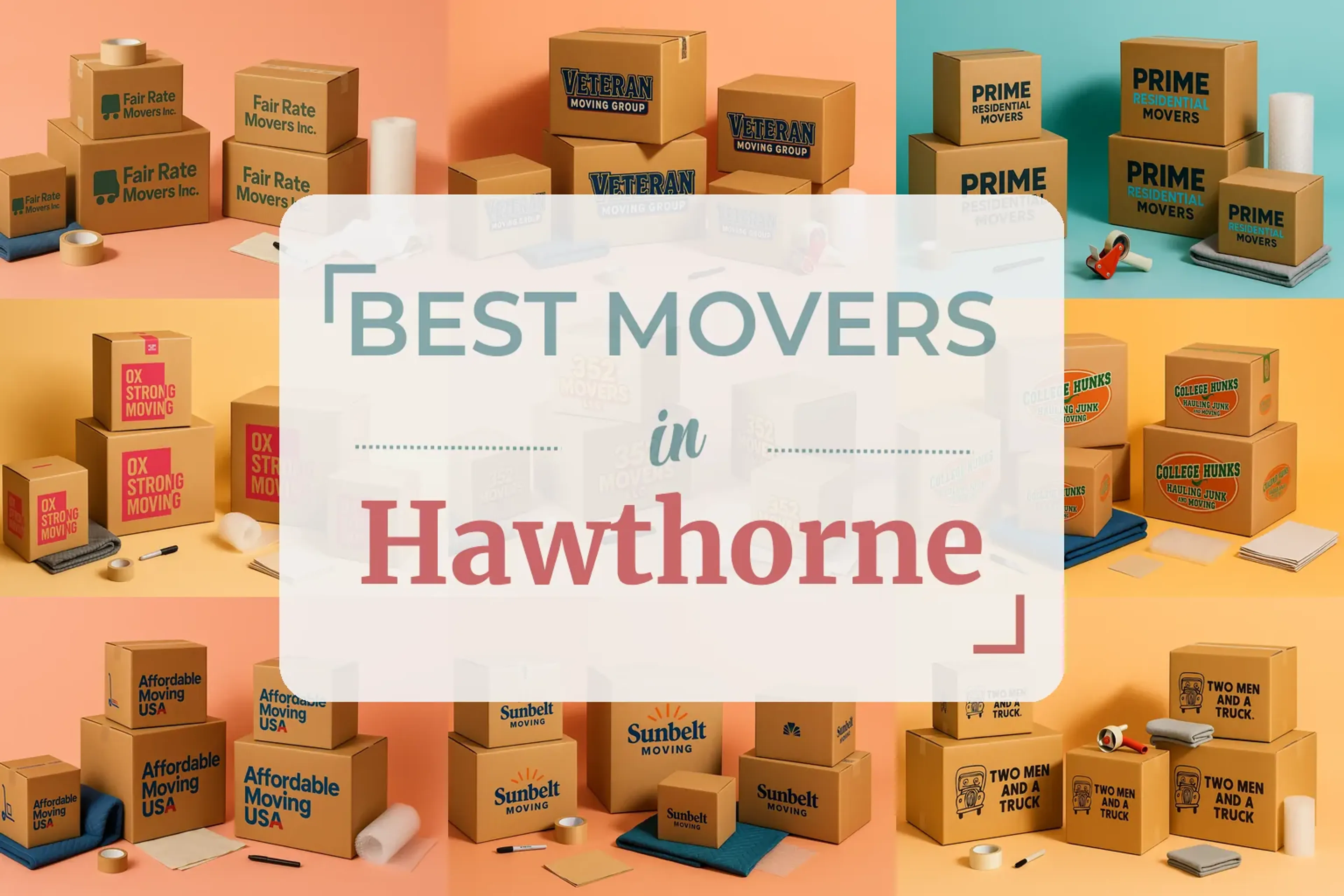 Side-by-side comparison of Hawthorne moving companies