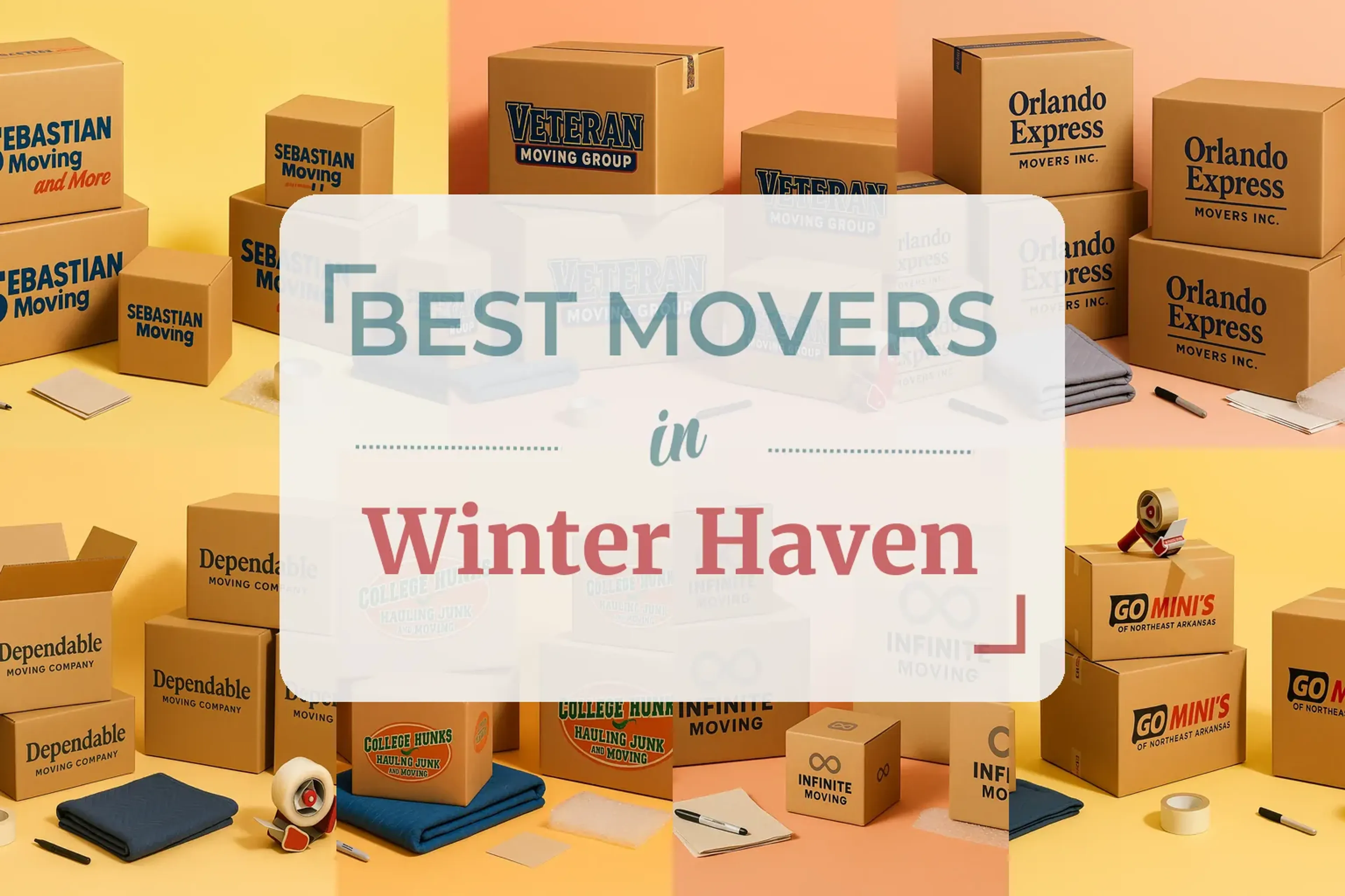 Side-by-side comparison of Winter Haven moving companies